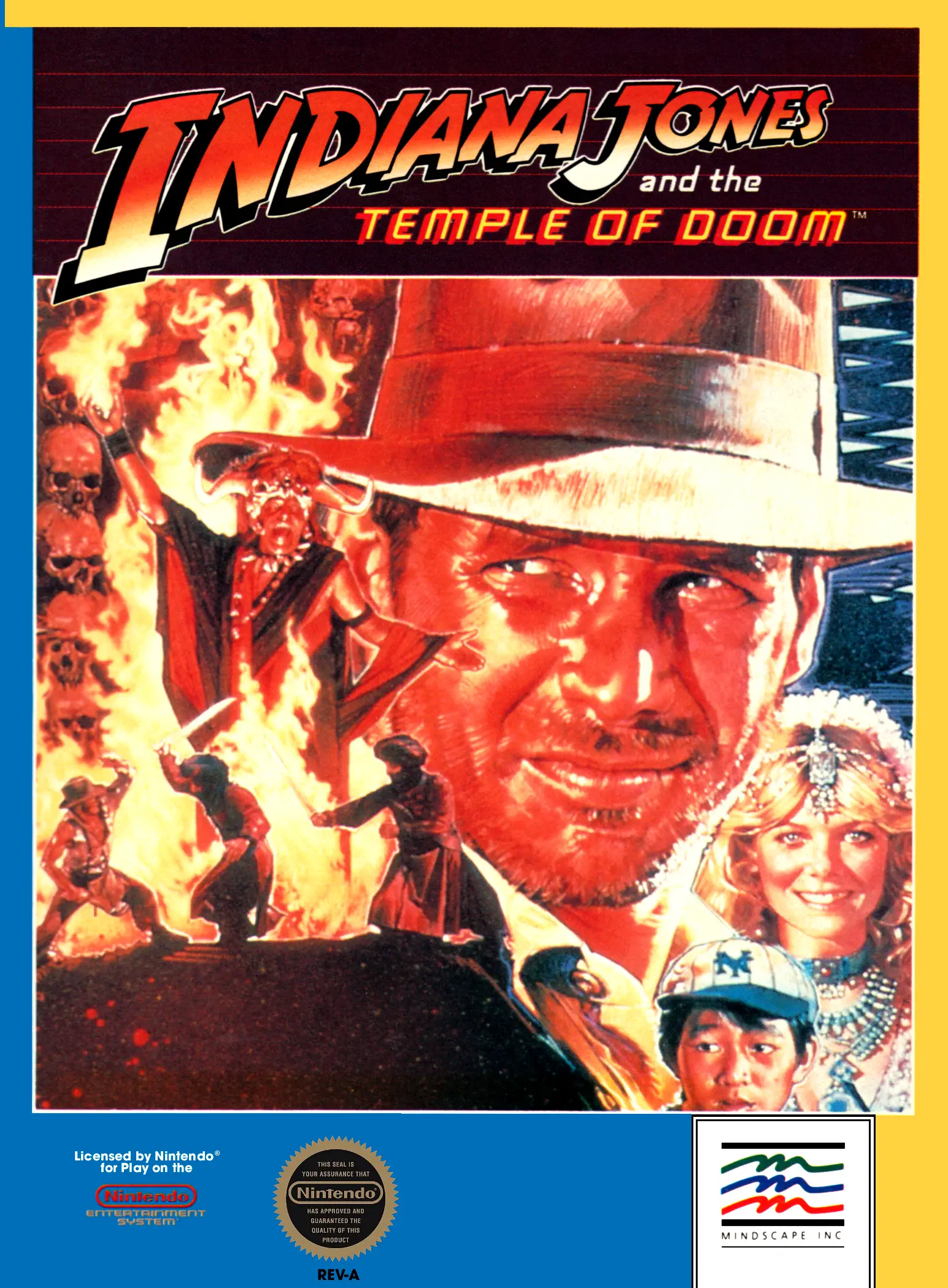 Capa de Indiana Jones and the Temple of Doom