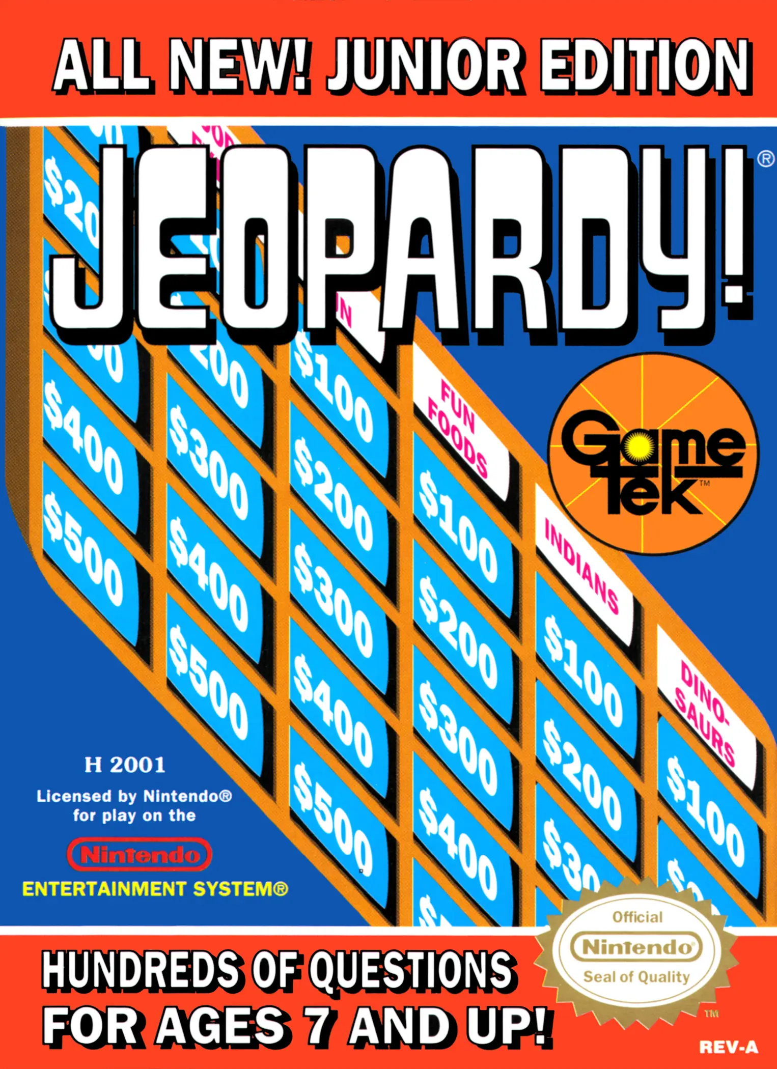 Capa de Jeopardy! Junior Edition