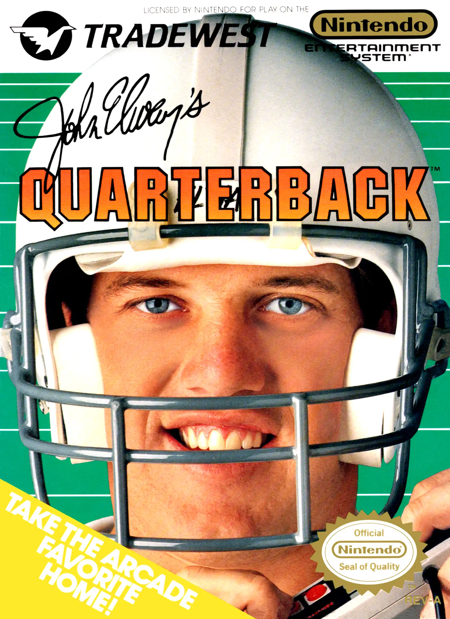 Capa de John Elway's Quarterback