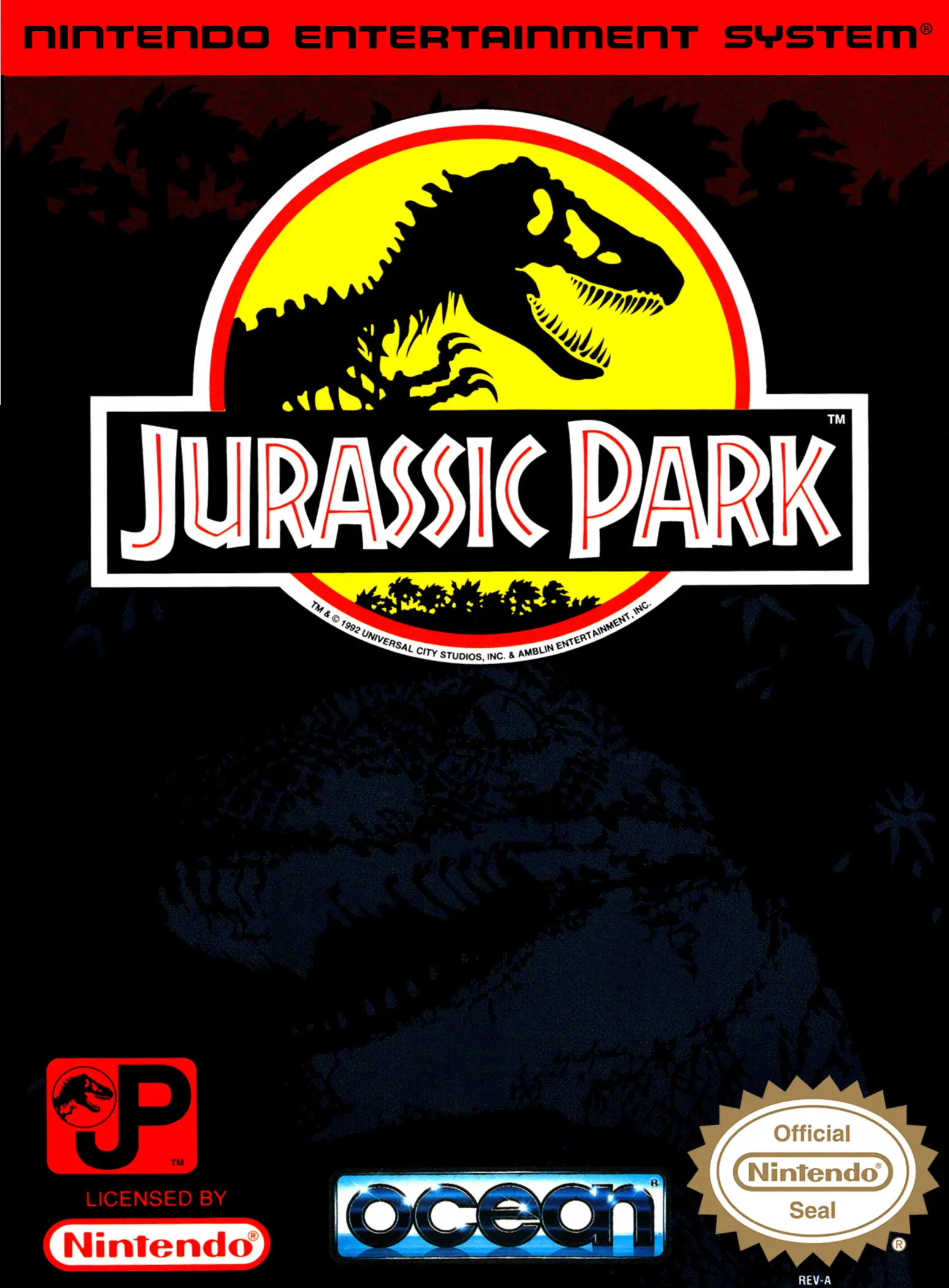 Capa de Jurassic Park