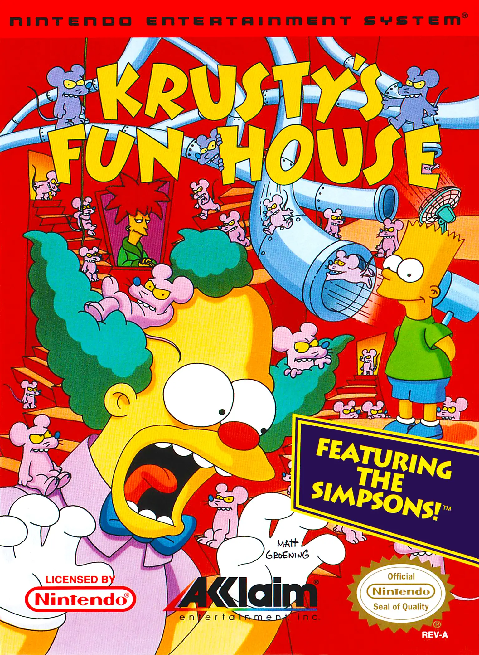 Capa de Krusty's Fun House