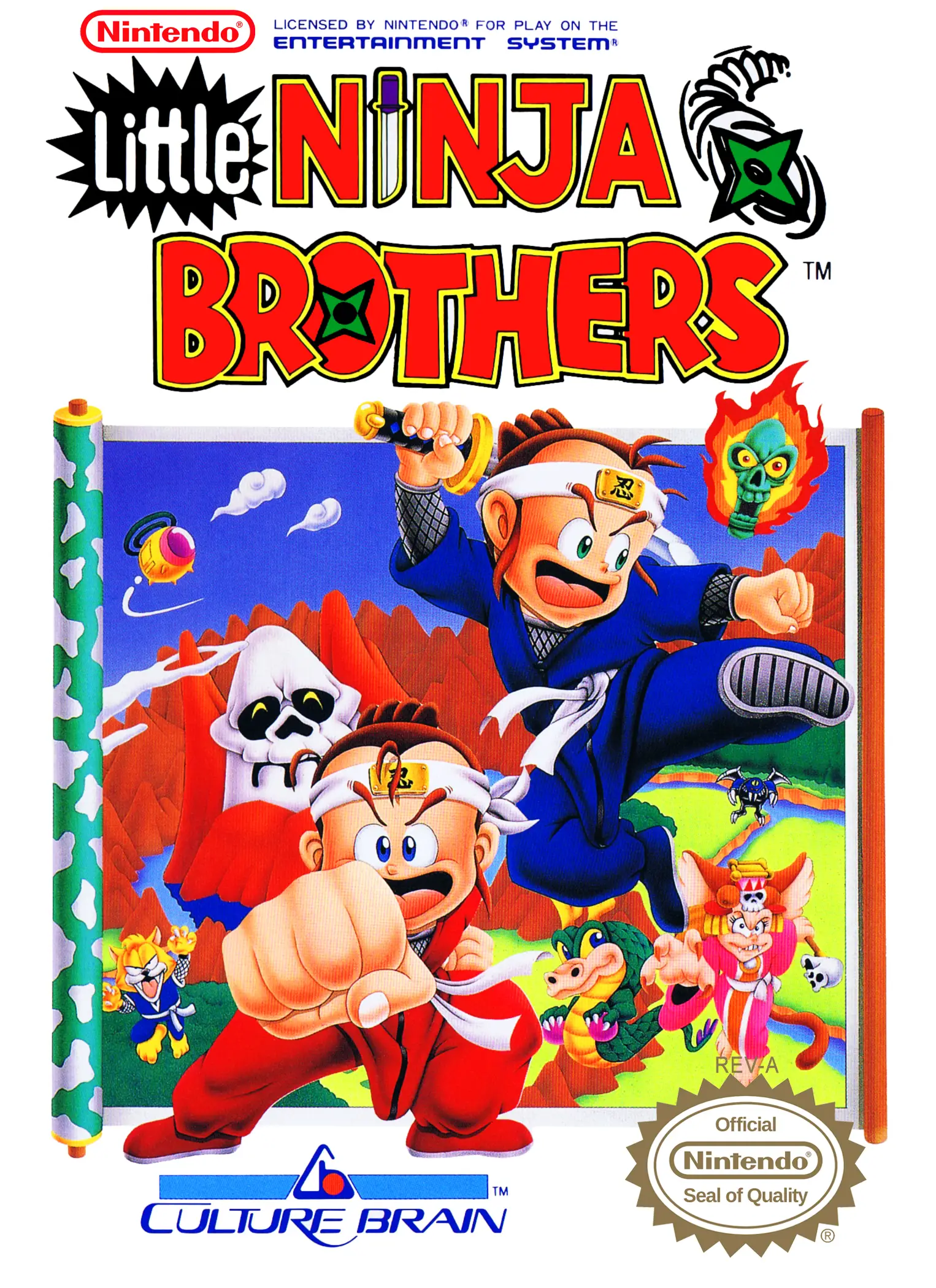 Capa de Little Ninja Brothers