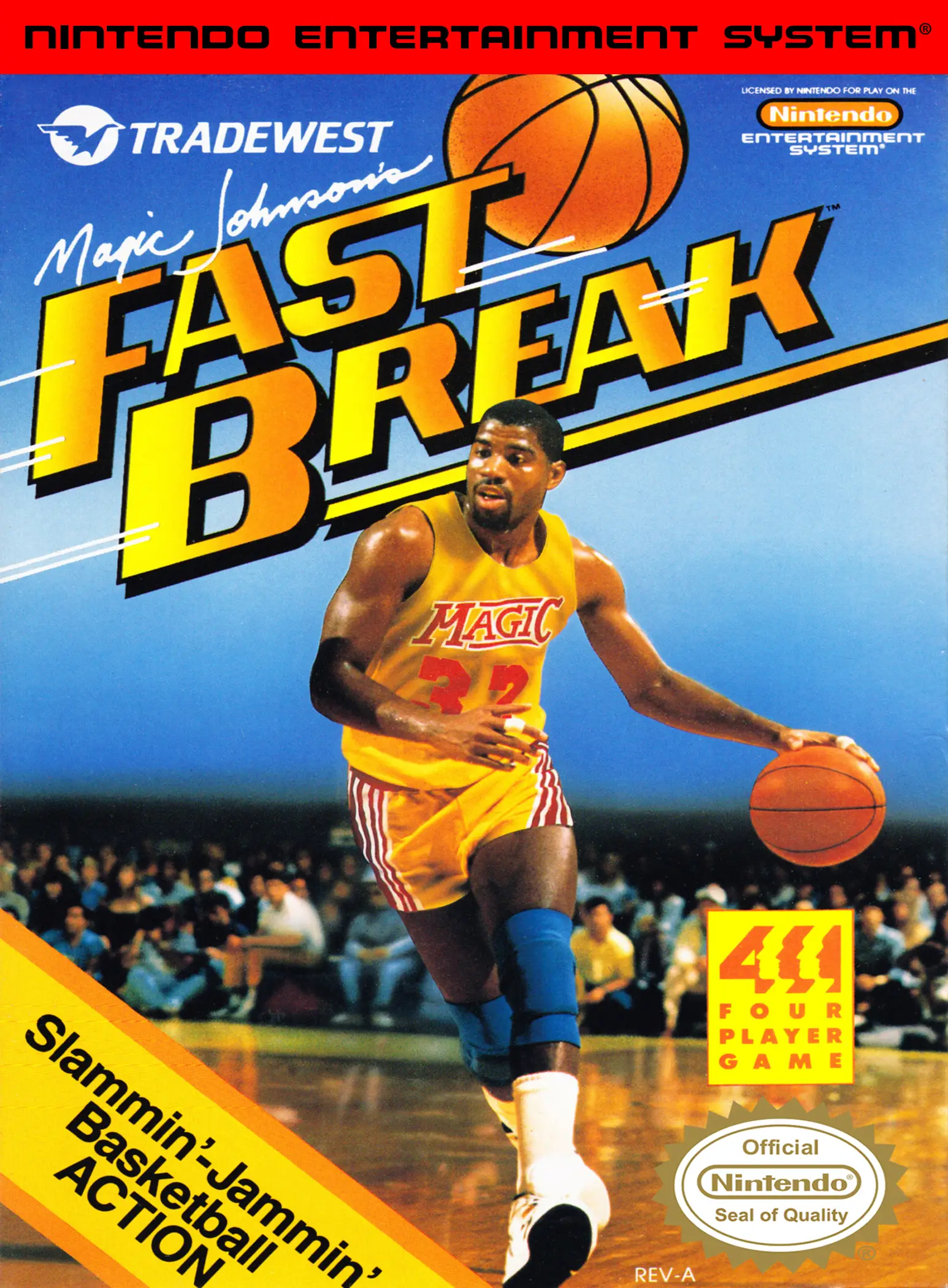 Capa de Magic Johnson's Fast Break
