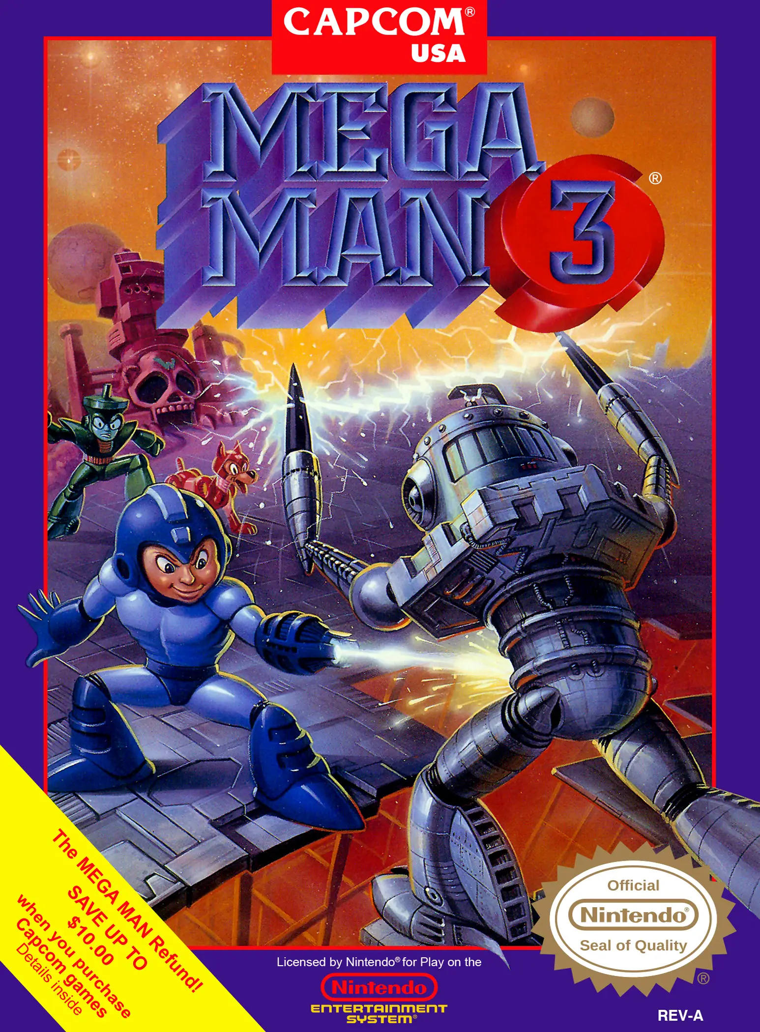 Capa de Mega Man 3