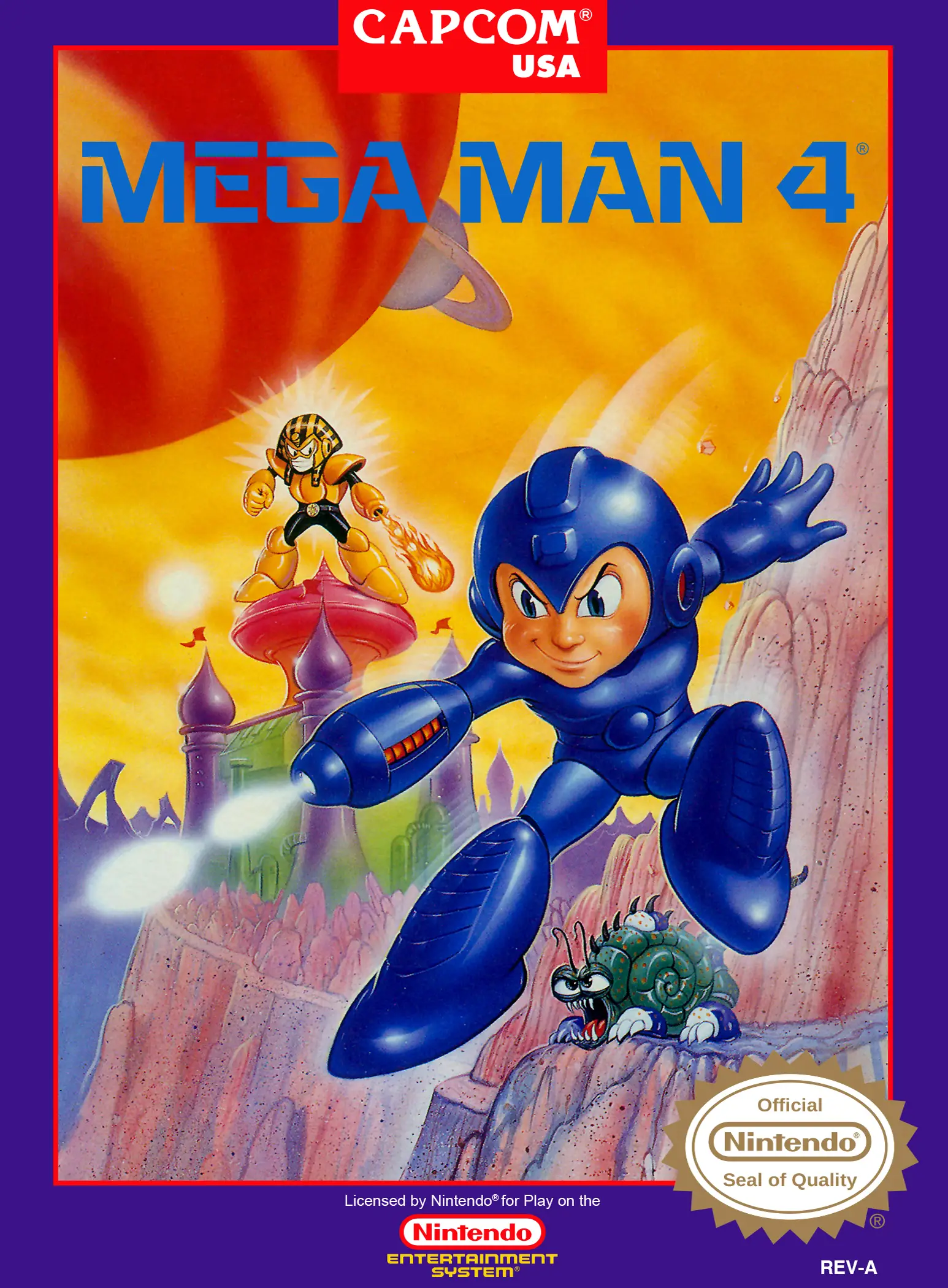Capa de Mega Man 4