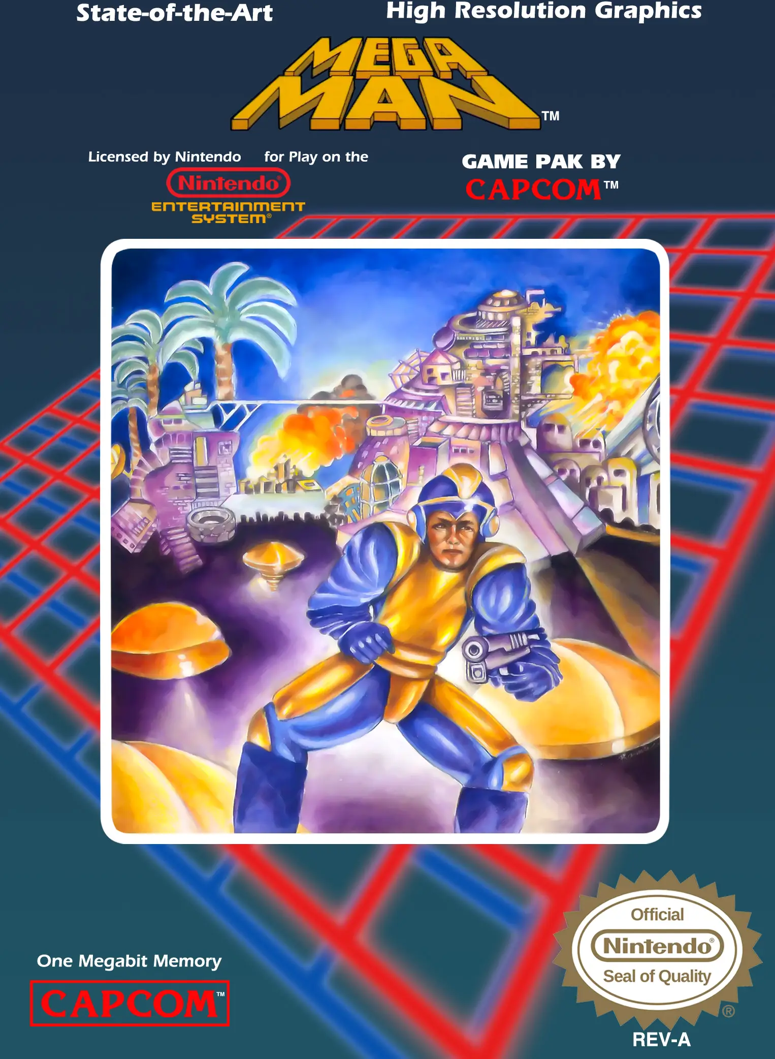 Capa de Mega Man