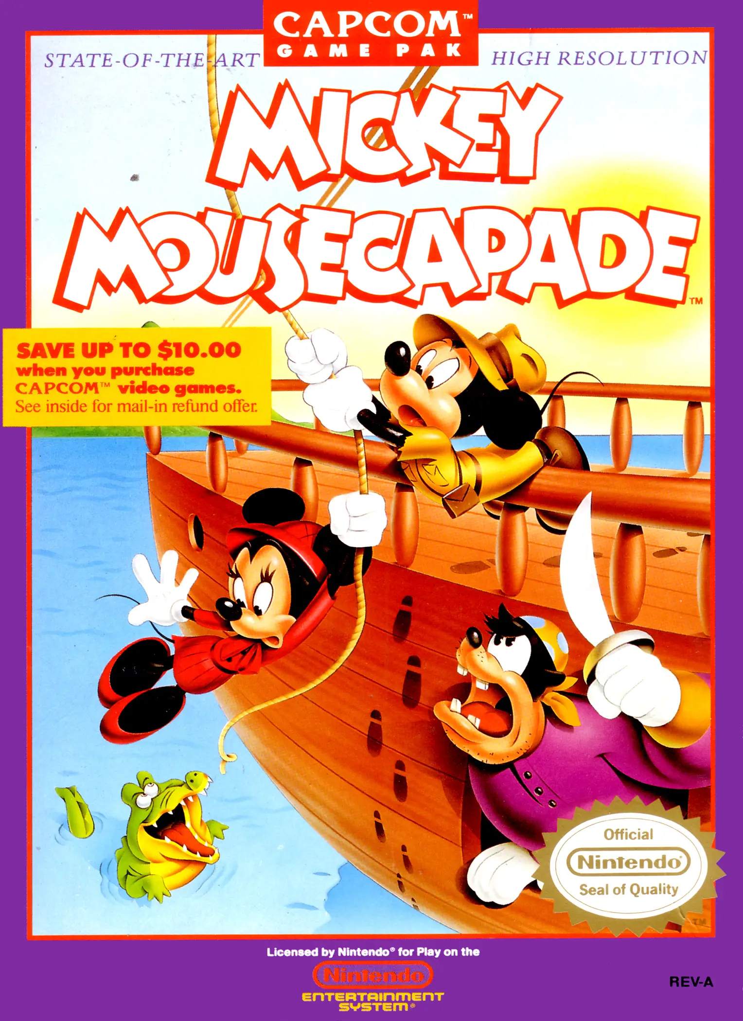 Capa de Mickey Mousecapade