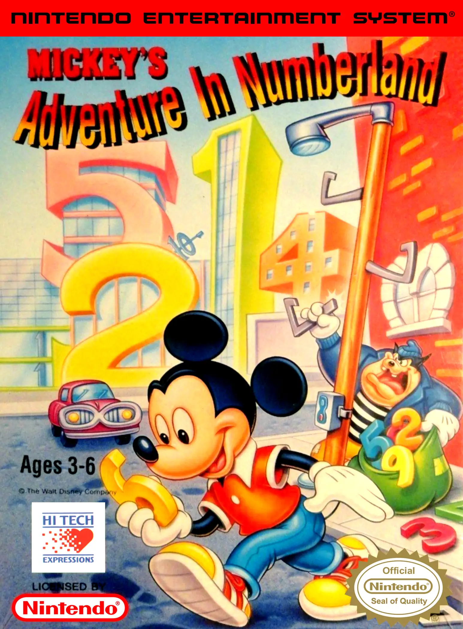 Capa de Mickey's Adventure in Numberland