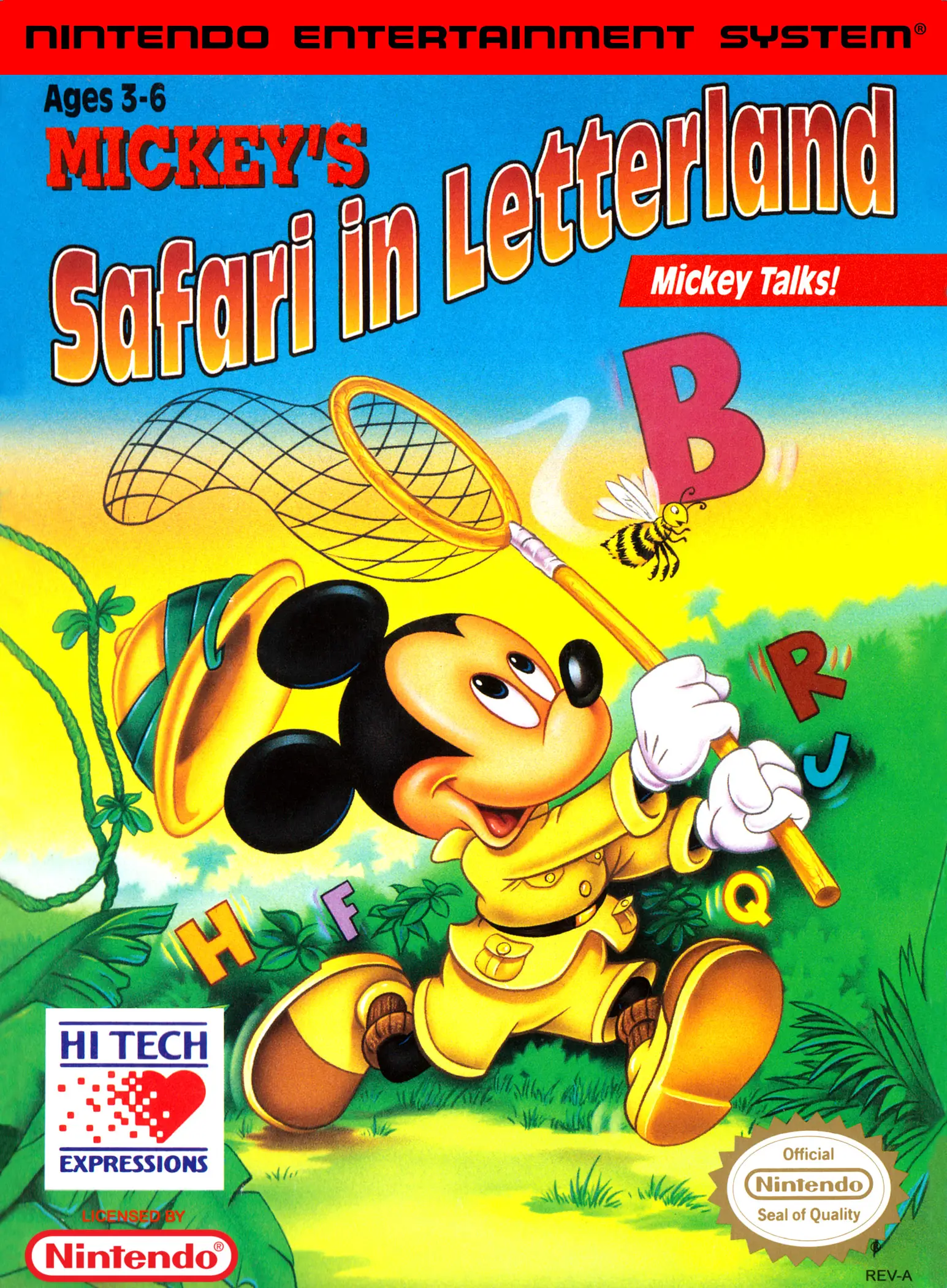Capa de Mickey's Safari in Letterland