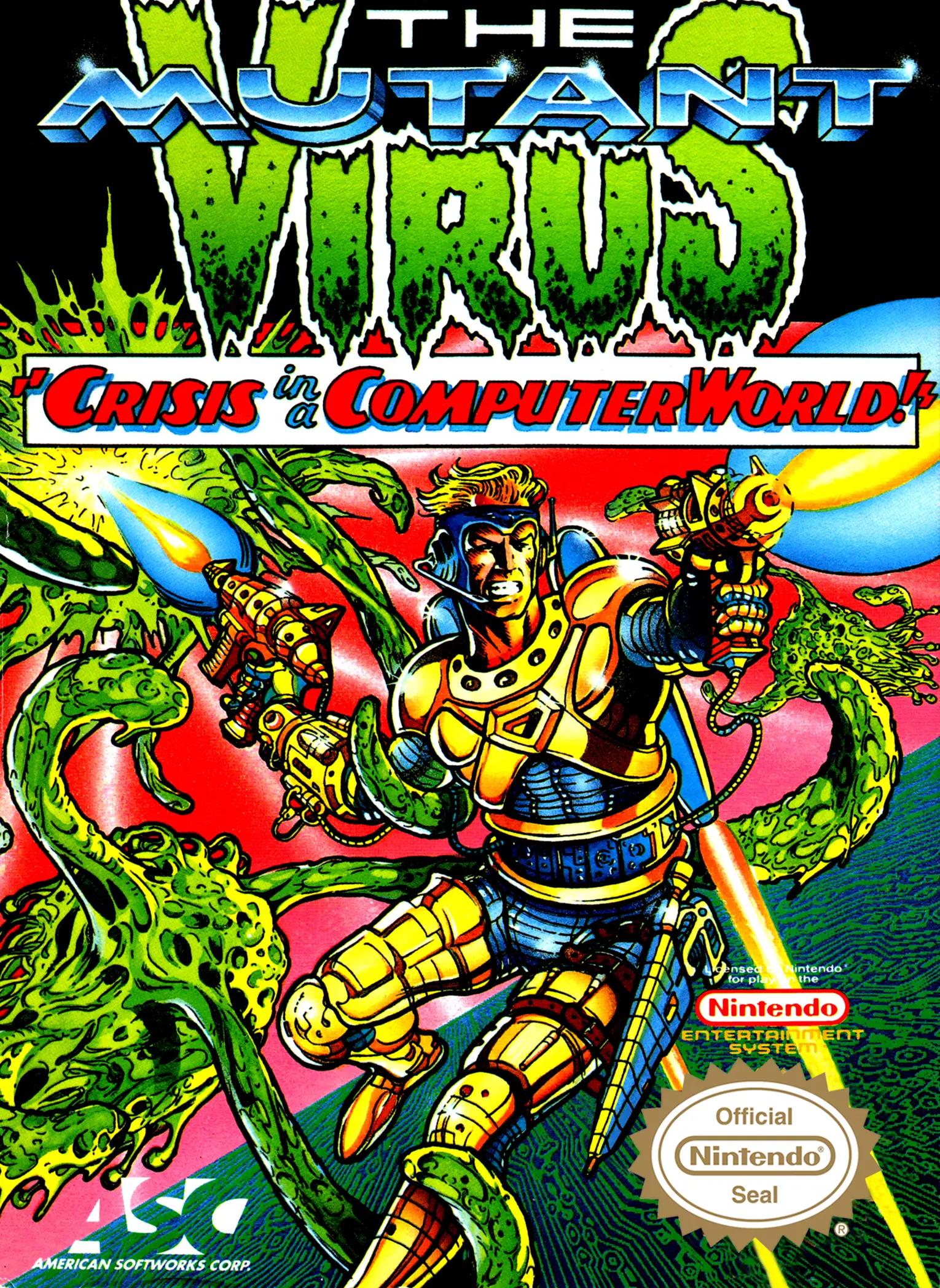 Capa de Mutant Virus: "Crisis in a Computer World!"