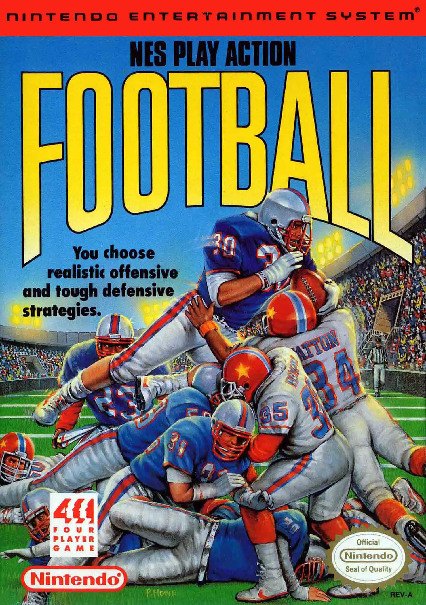 Capa de NES Play Action Football