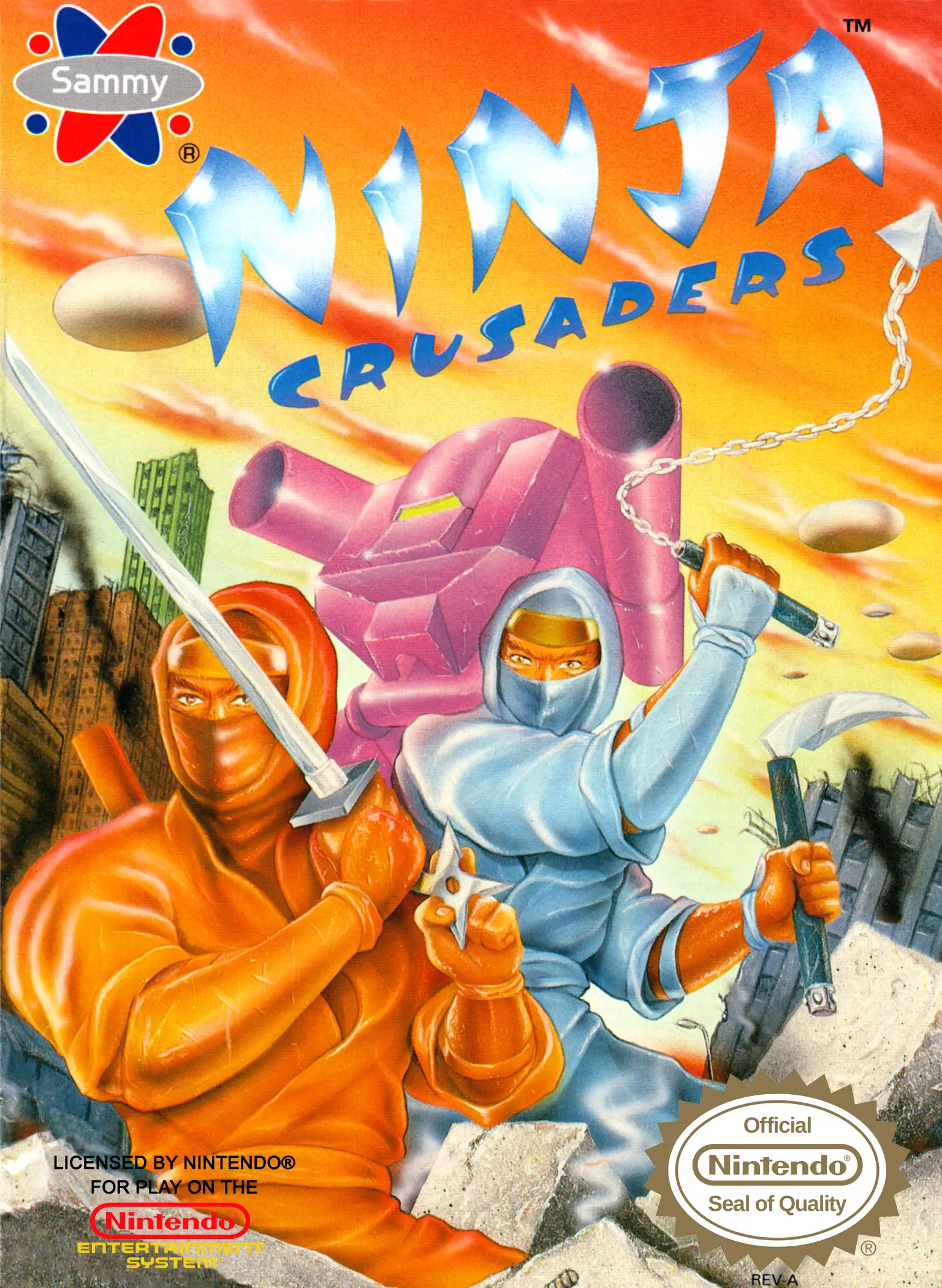 Capa de Ninja Crusaders