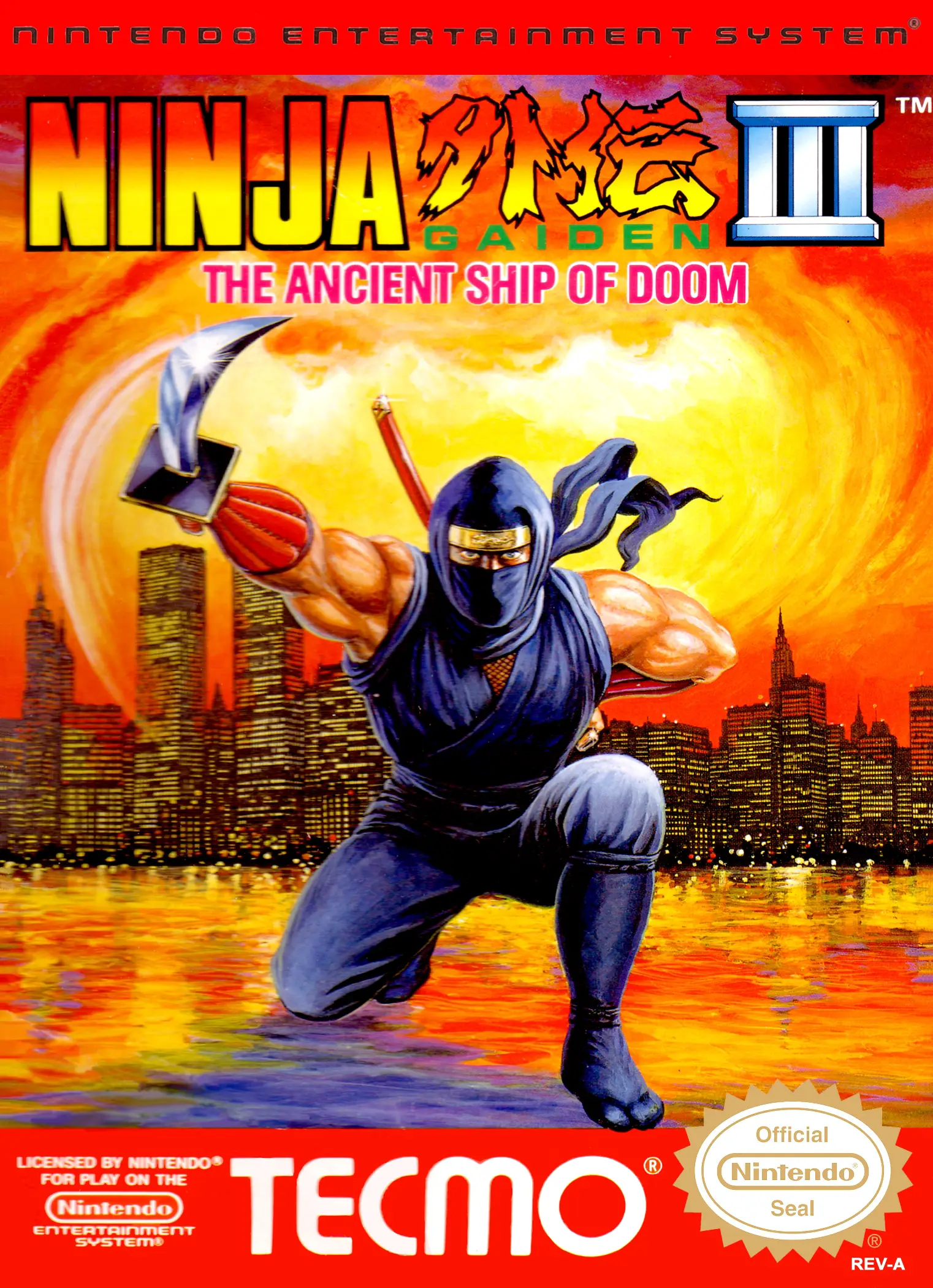 Capa de Ninja Gaiden III: The Ancient Ship of Doom