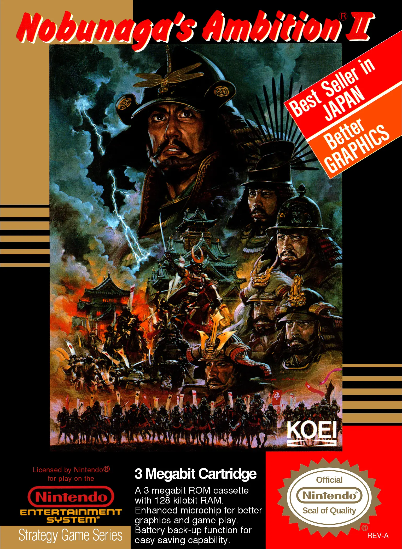 Capa de Nobunaga's Ambition II