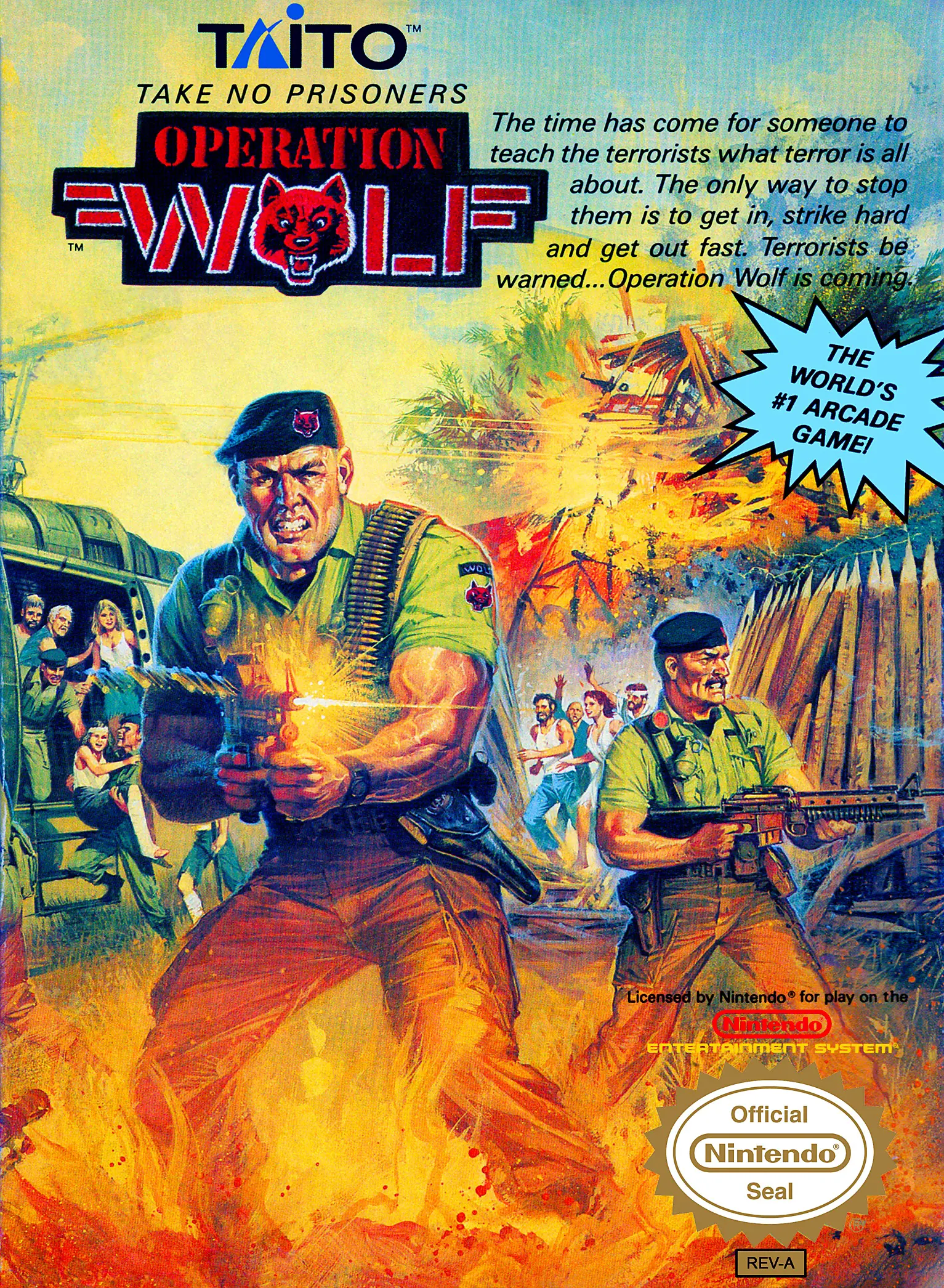 Capa de Operation Wolf