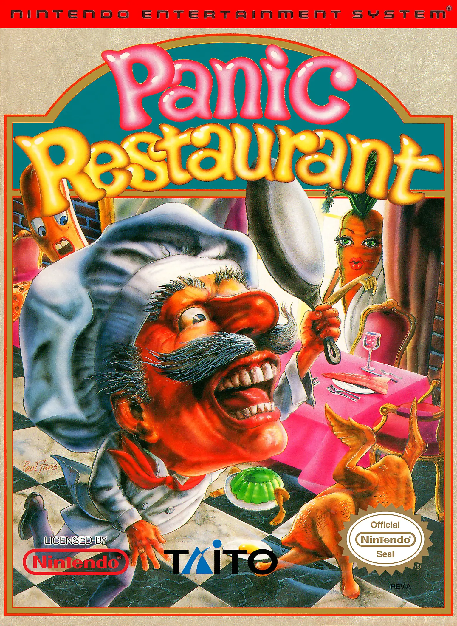 Capa de Panic Restaurant