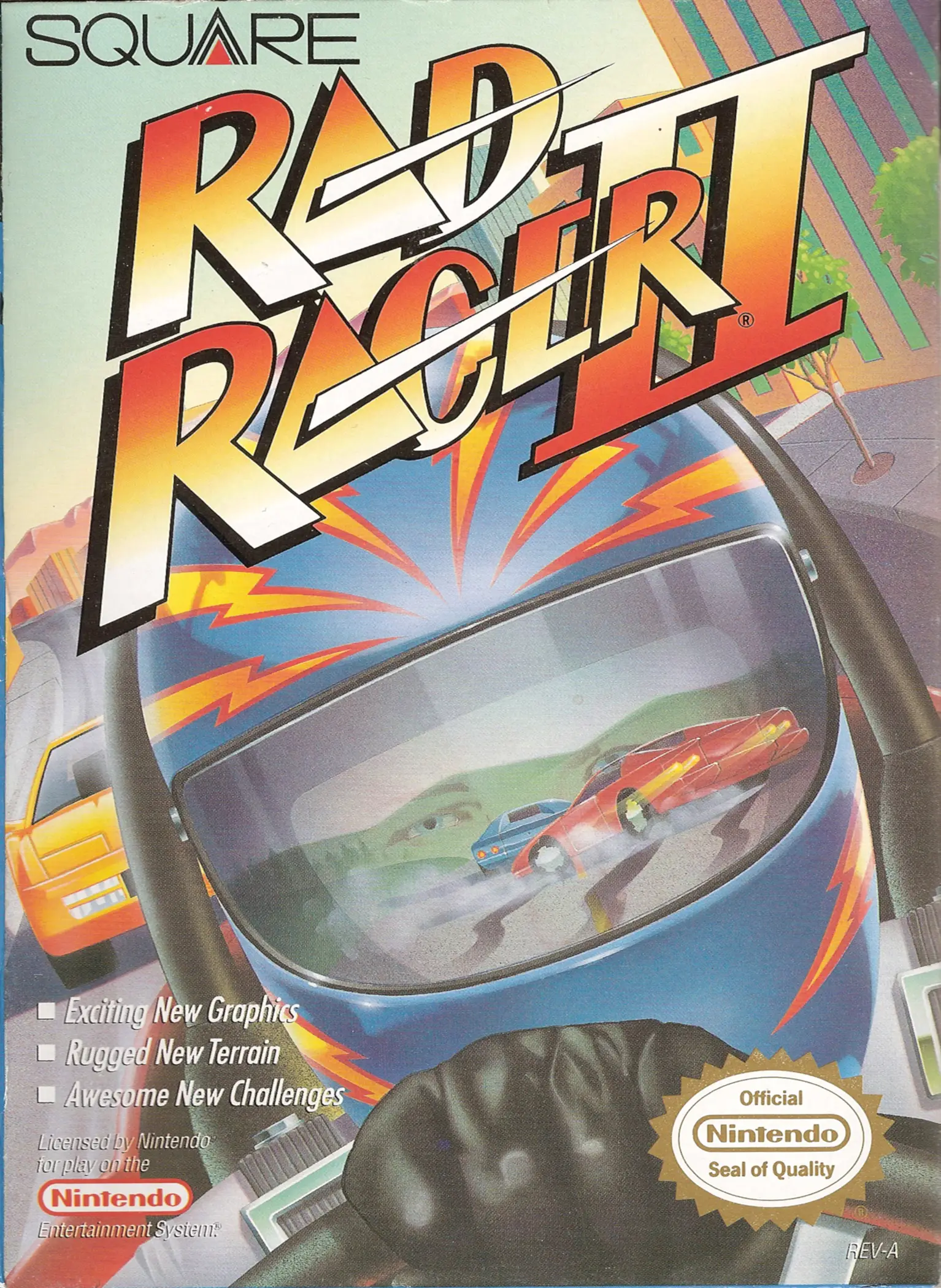 Capa de Rad Racer II