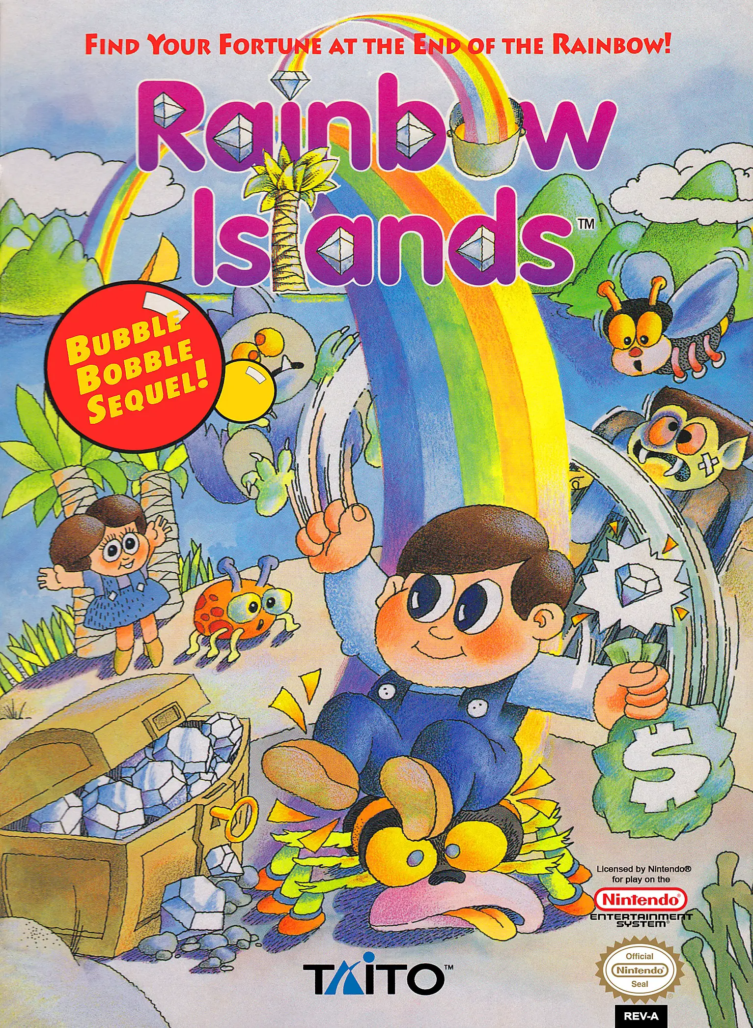 Capa de Rainbow Islands