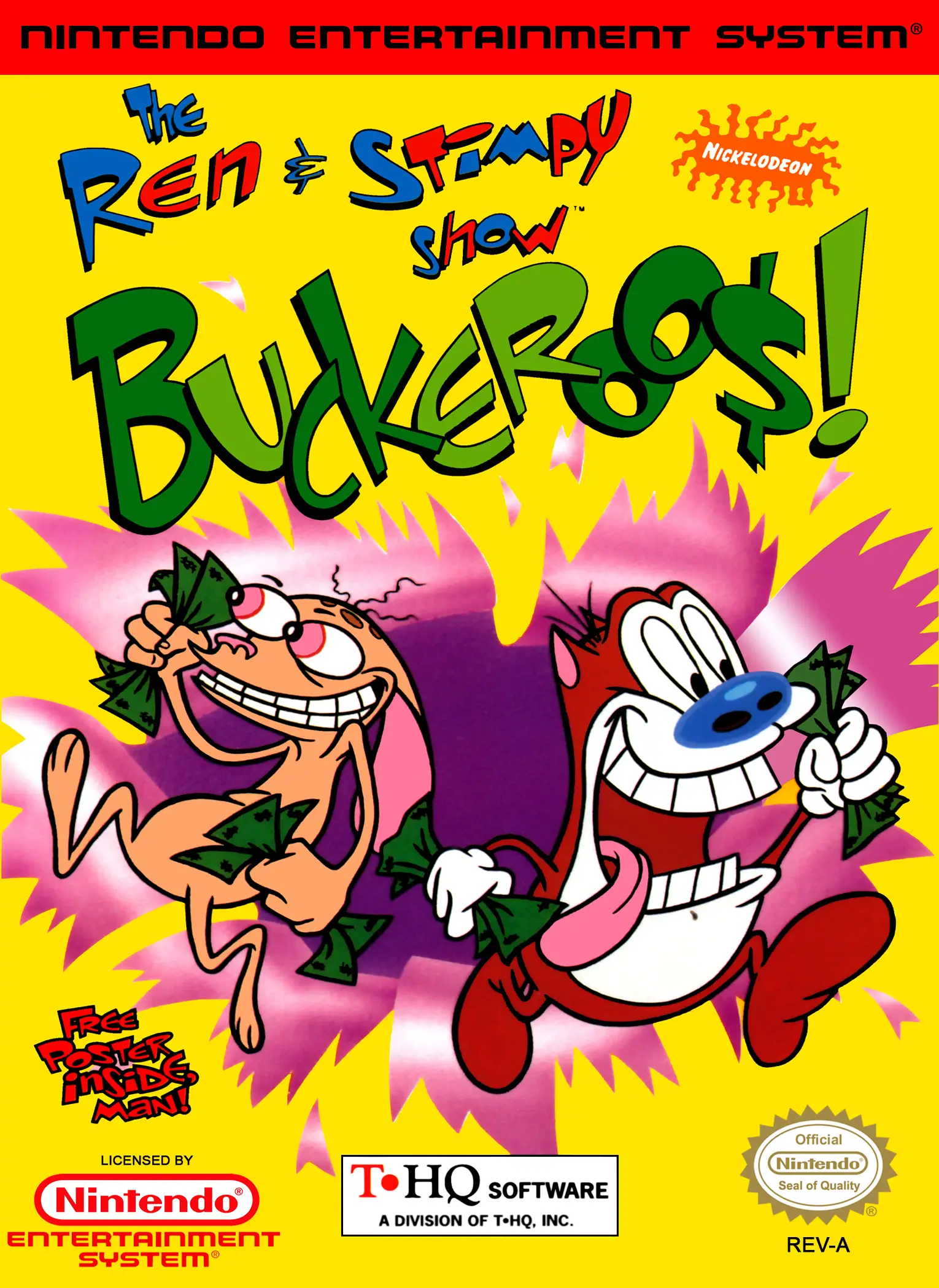 Capa de Ren & Stimpy Show: Buckeroo$!