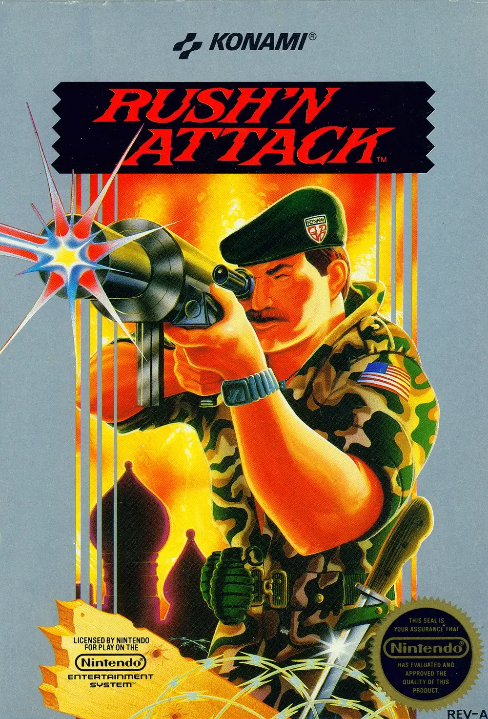 Capa de Rush'n Attack [5 Screw]