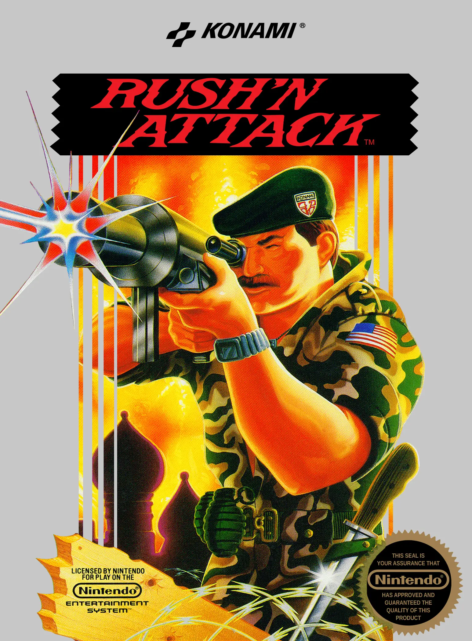 Capa de Rush'n Attack