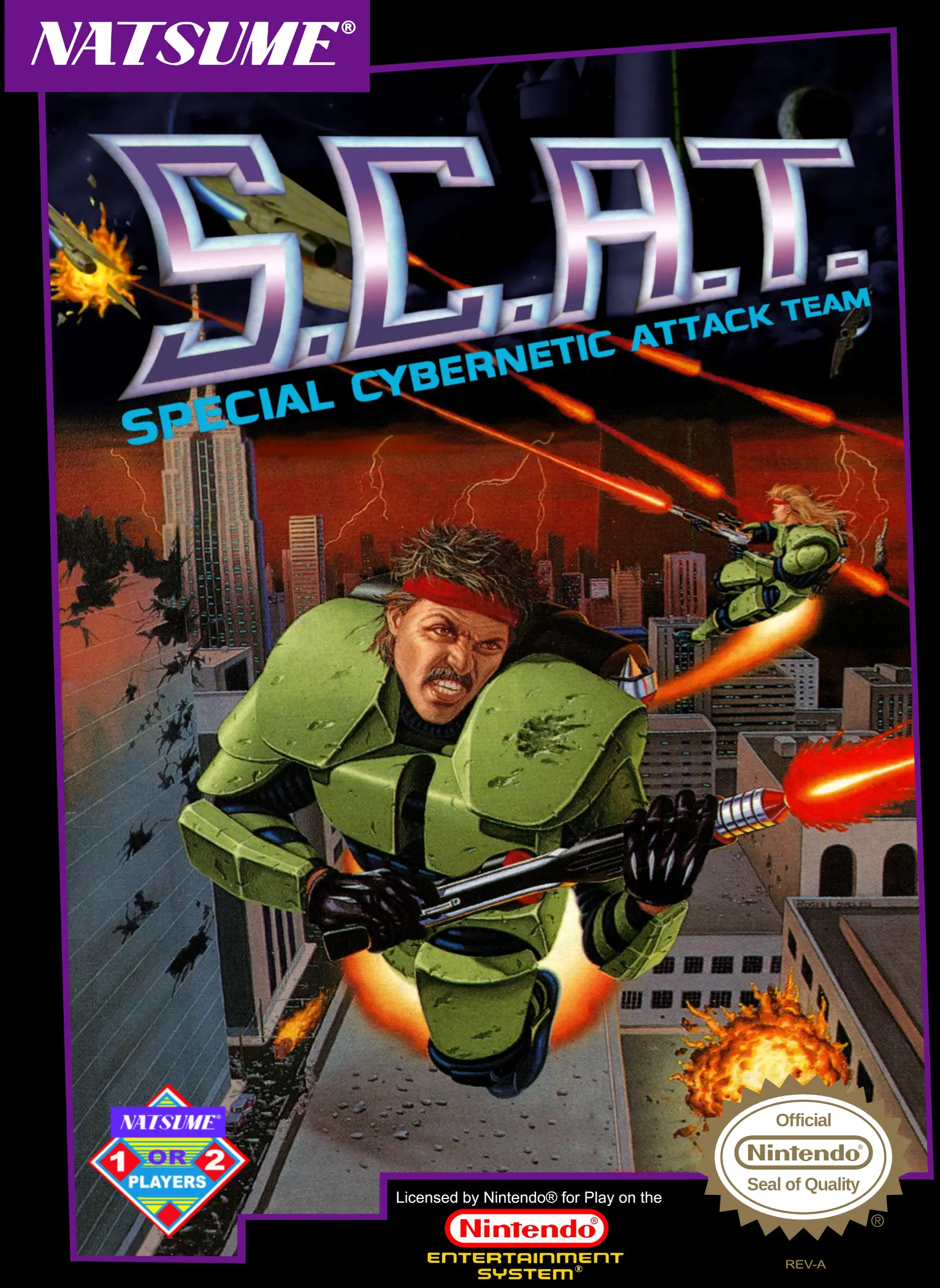 Capa de S.C.A.T.: Special Cybernetic Attack Team