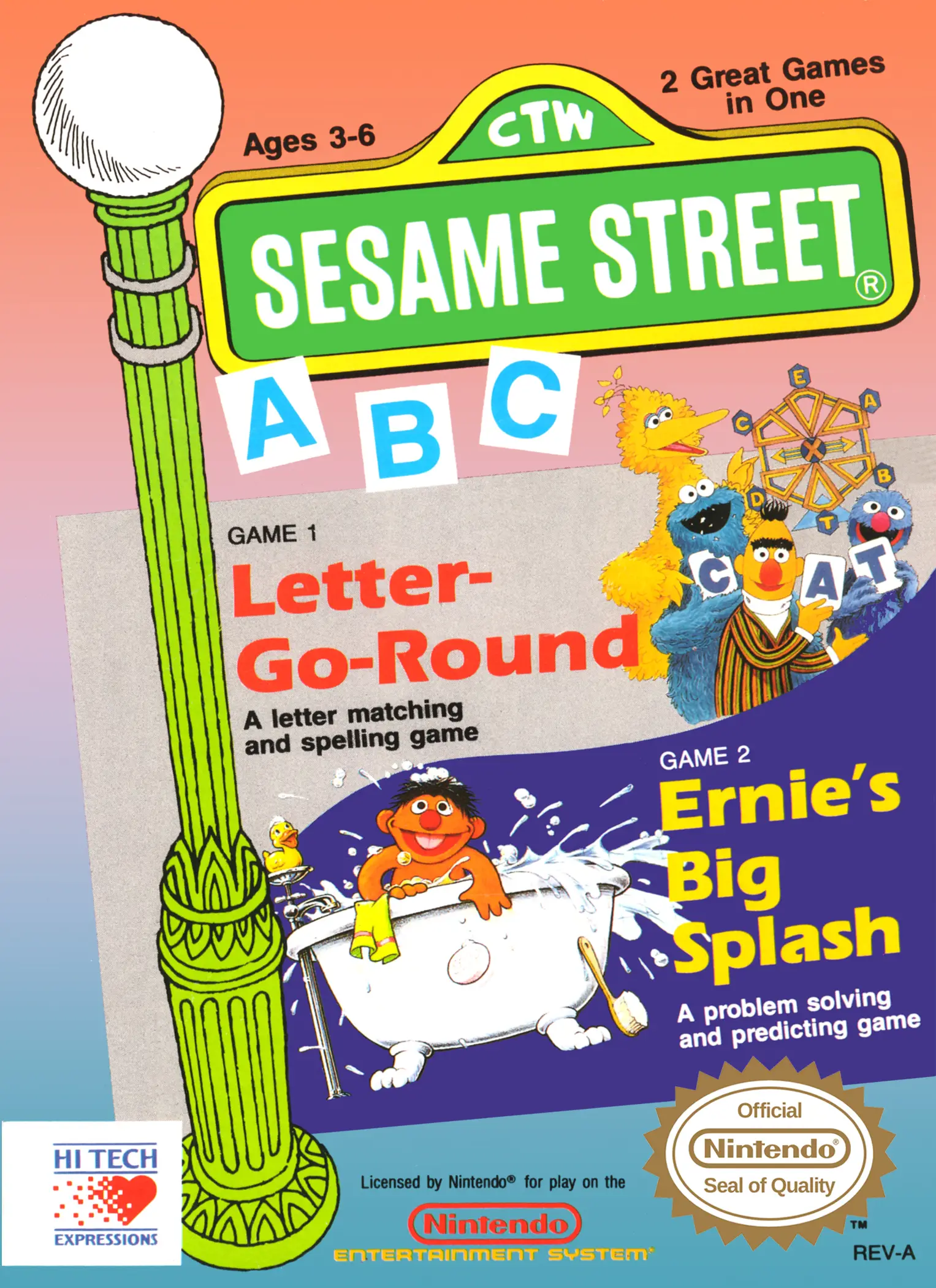 Capa de Sesame Street A B C