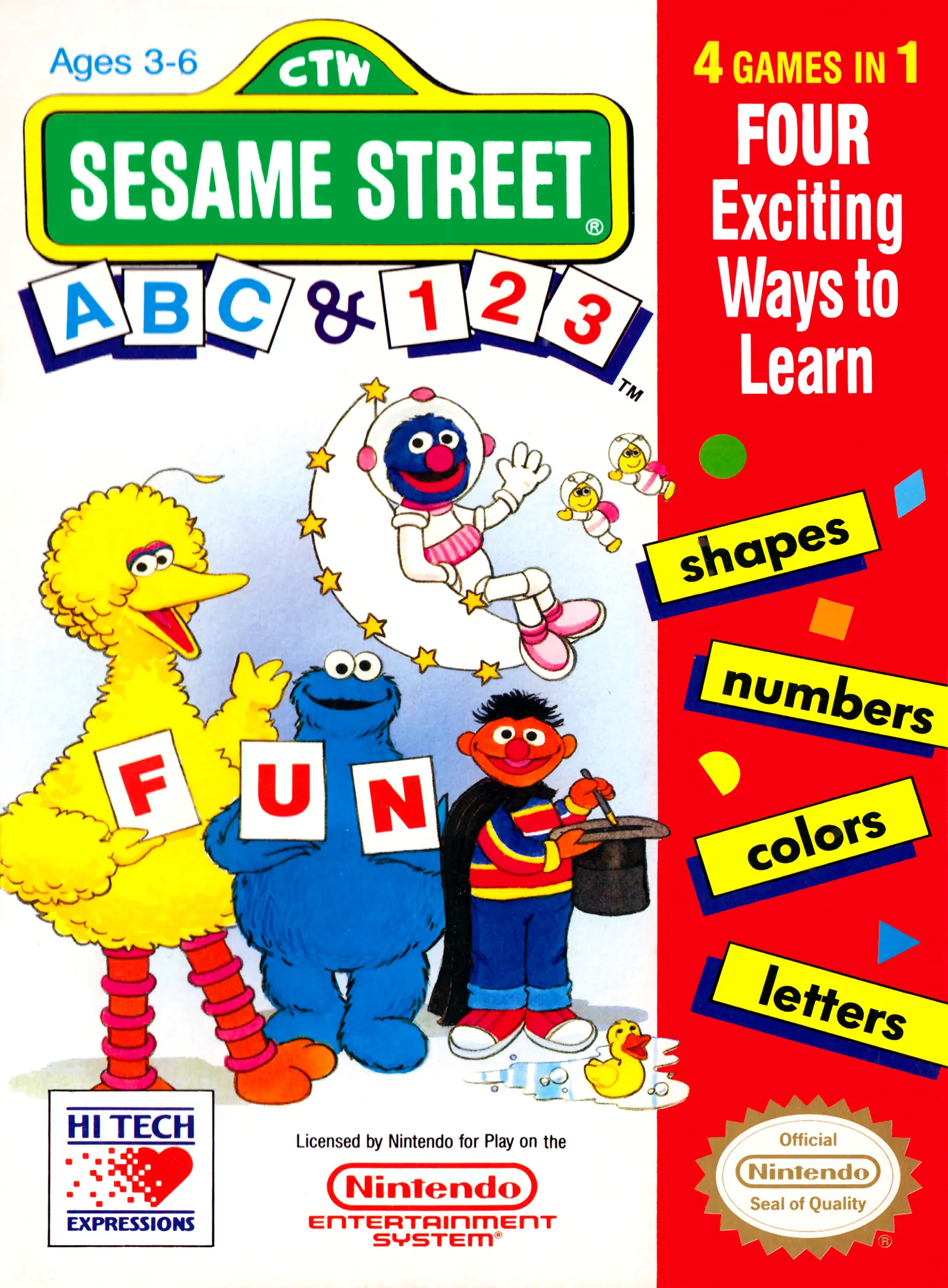Capa de Sesame Street: ABC & 123