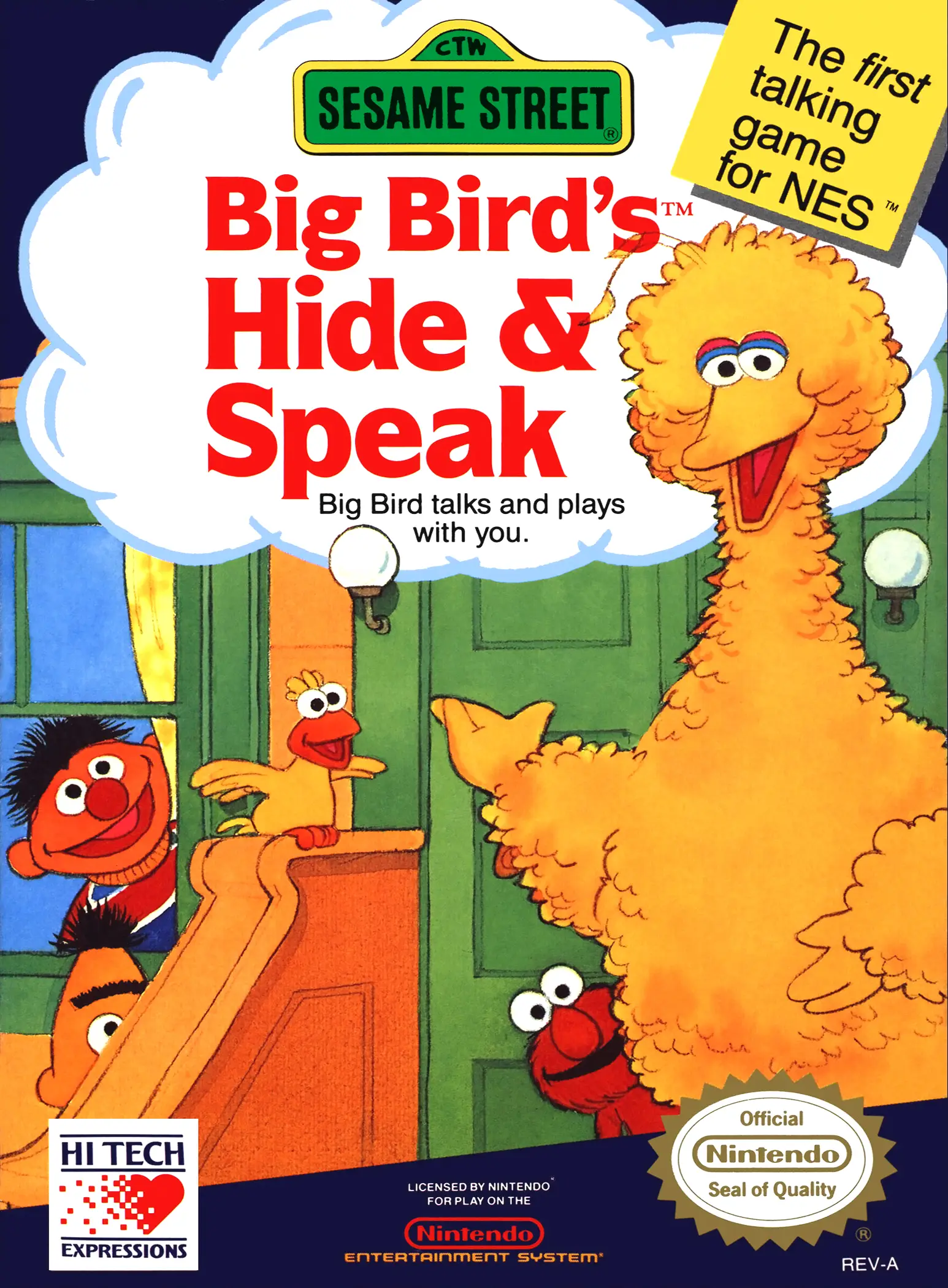 Capa de Sesame Street: Big Bird's Hide & Speak