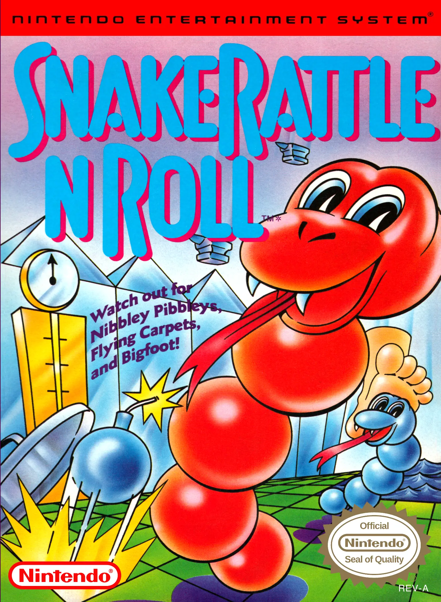 Capa de Snake Rattle n Roll