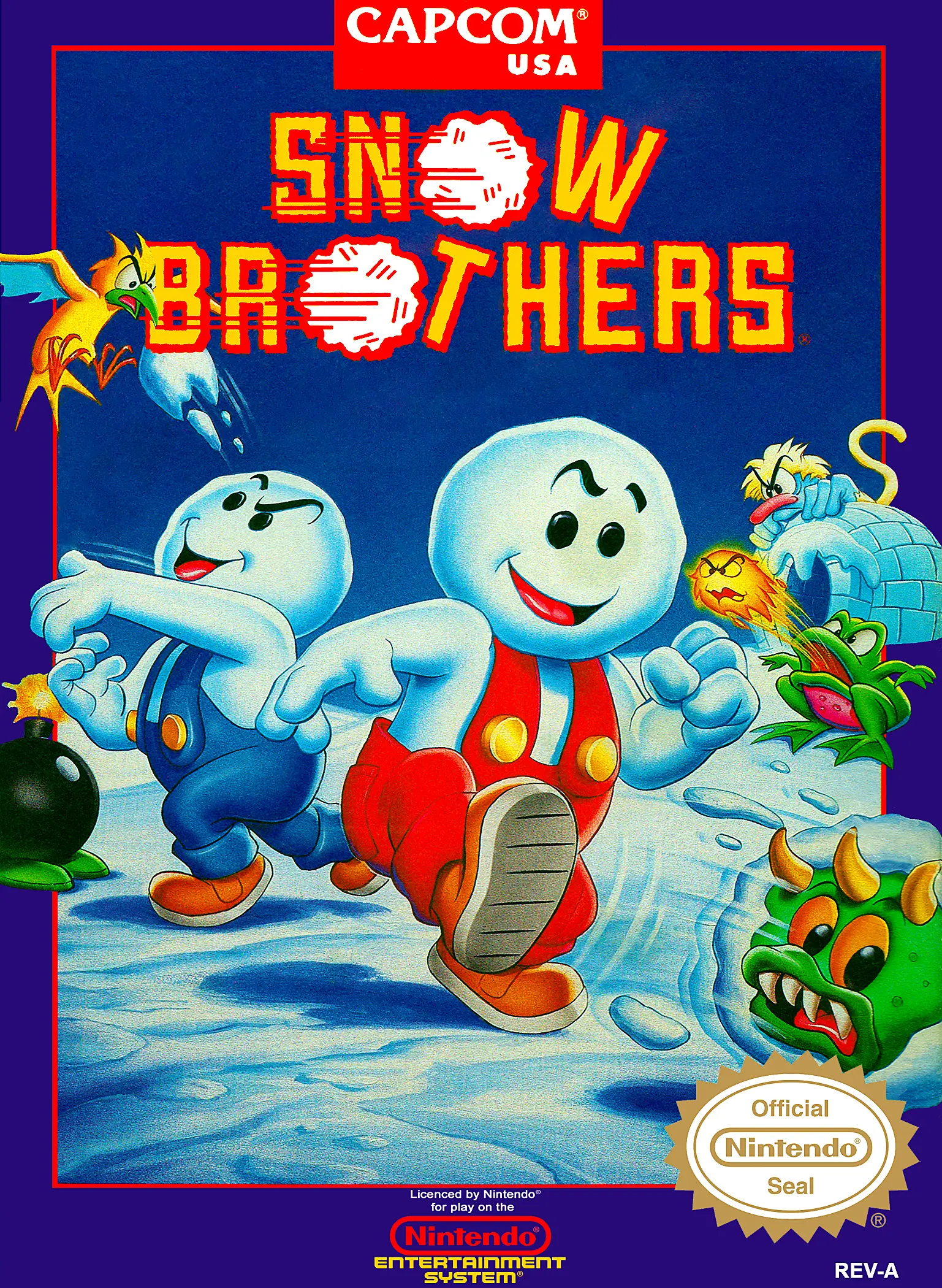 Capa de Snow Brothers
