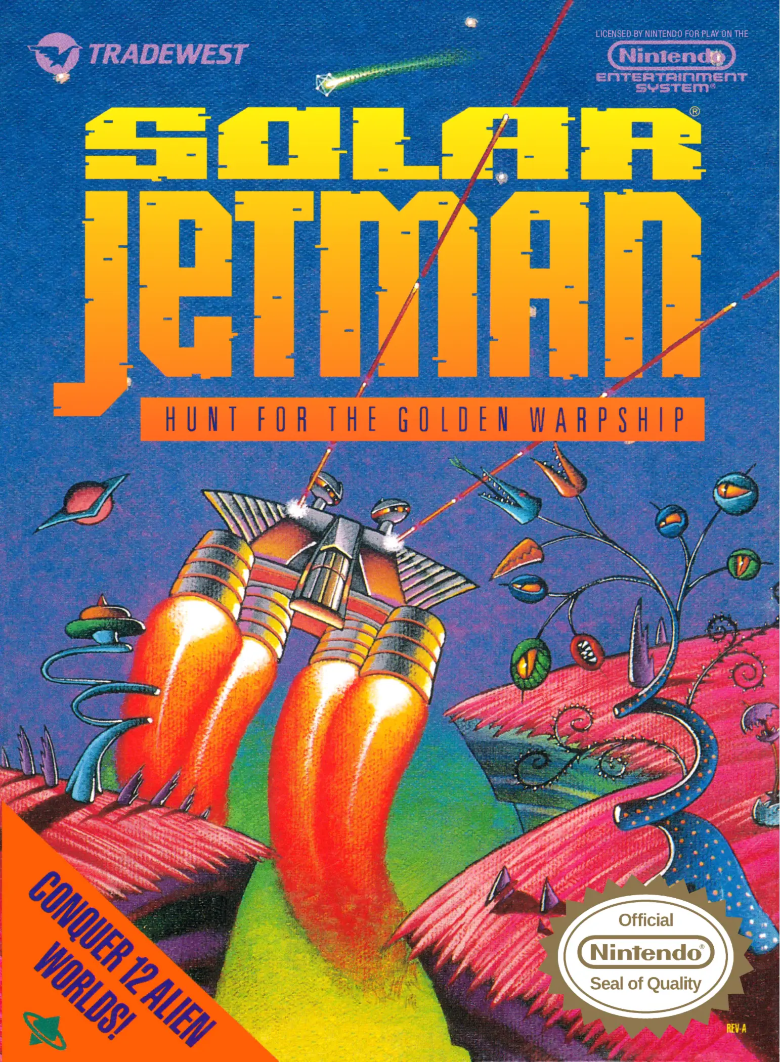 Capa de Solar Jetman: Hunt for the Golden Warpship