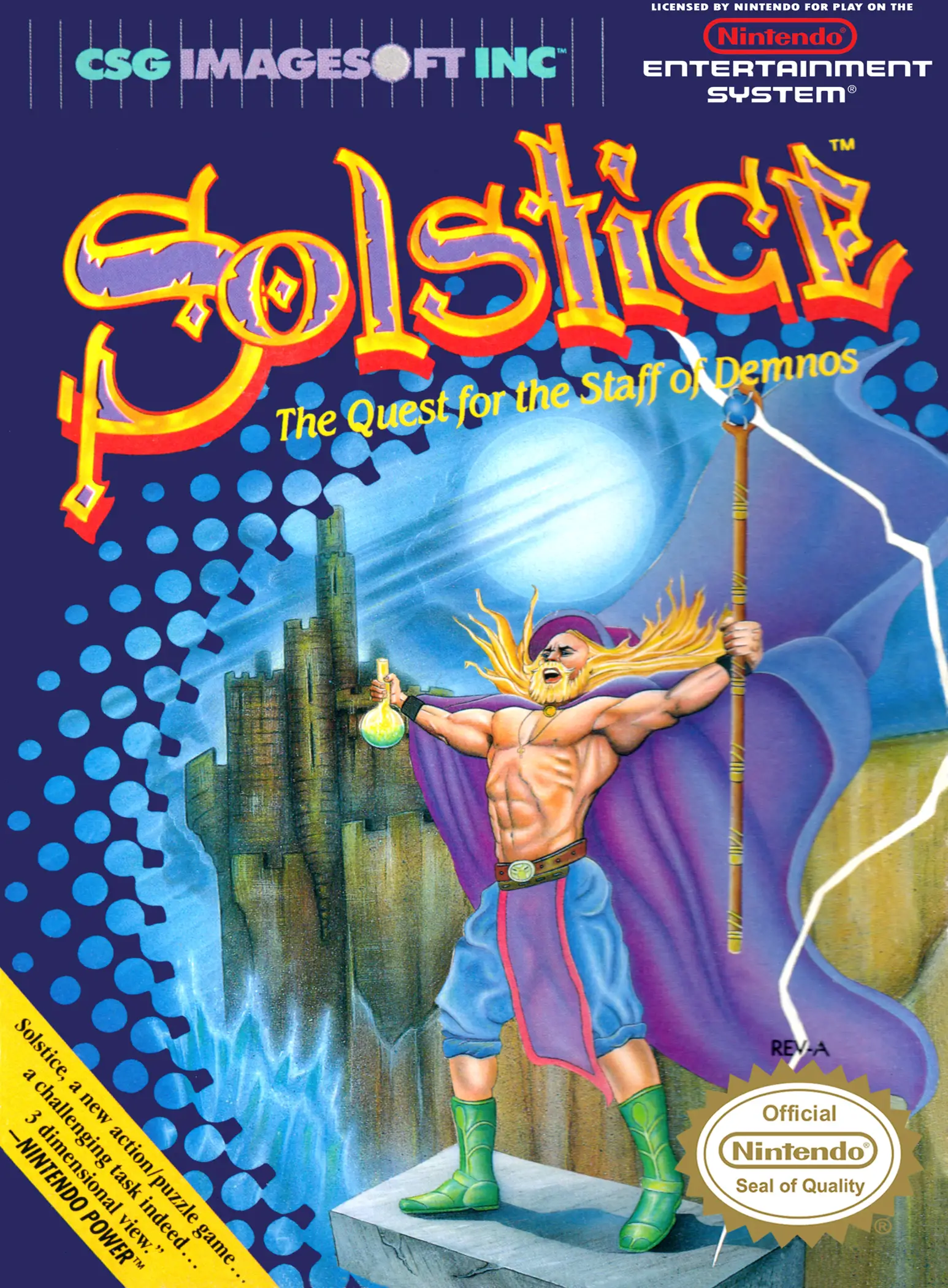 Capa de Solstice: The Quest for the Staff of Demnos