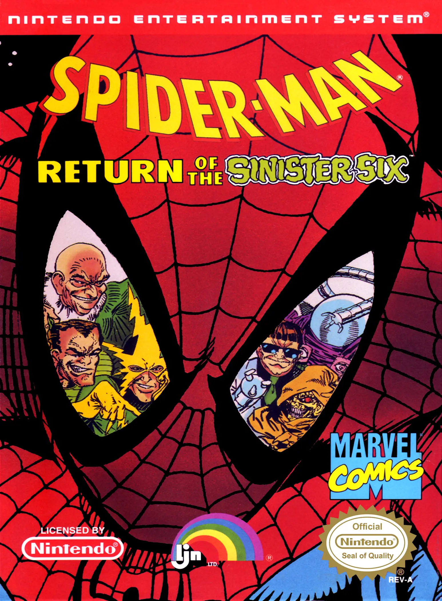 Capa de Spider-Man: Return of the Sinister Six