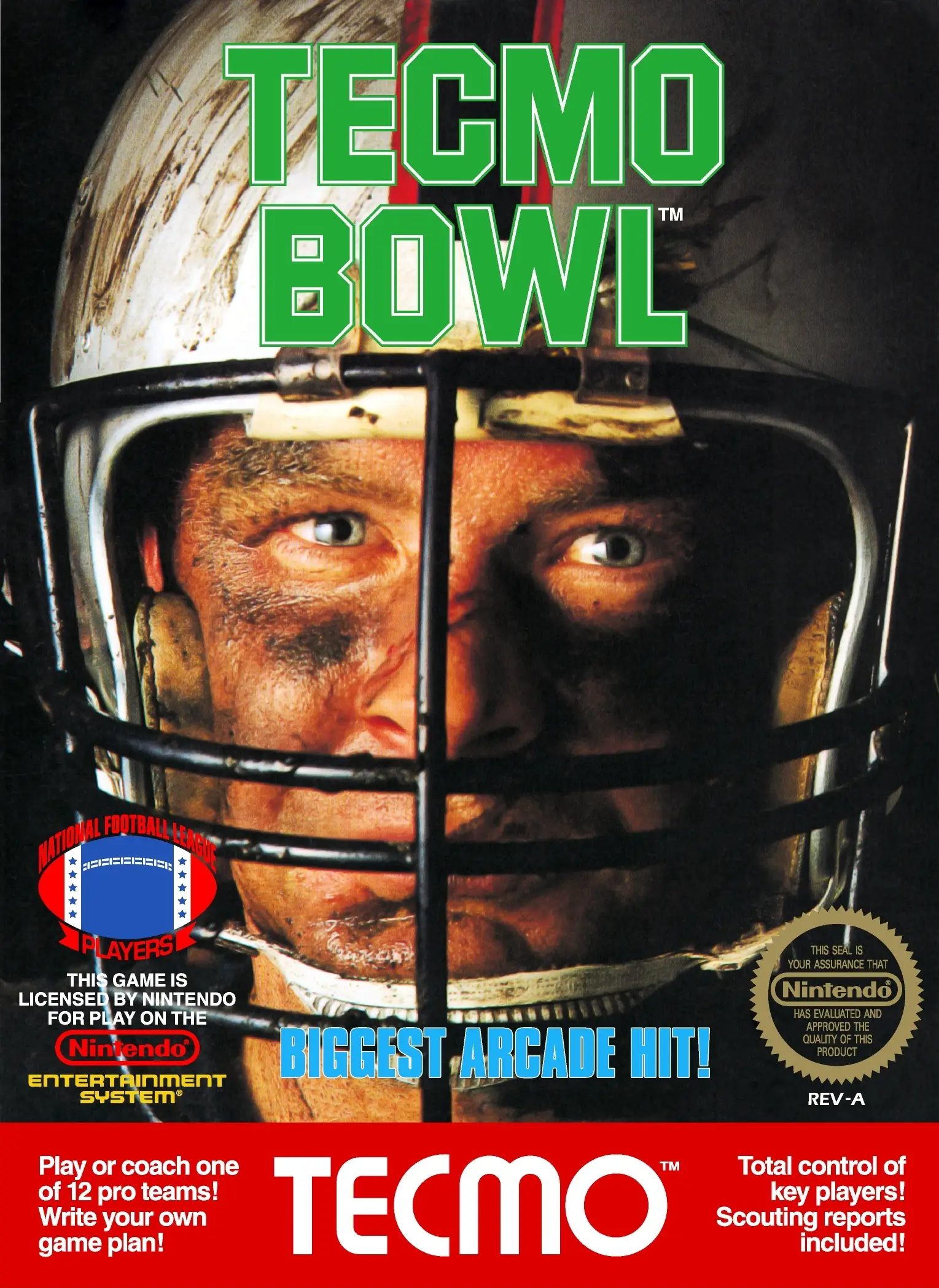 Capa de Tecmo Bowl [TM Label]