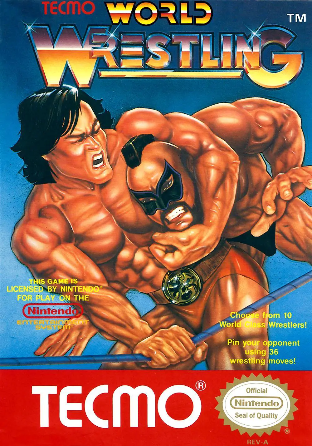 Capa de Tecmo World Wrestling