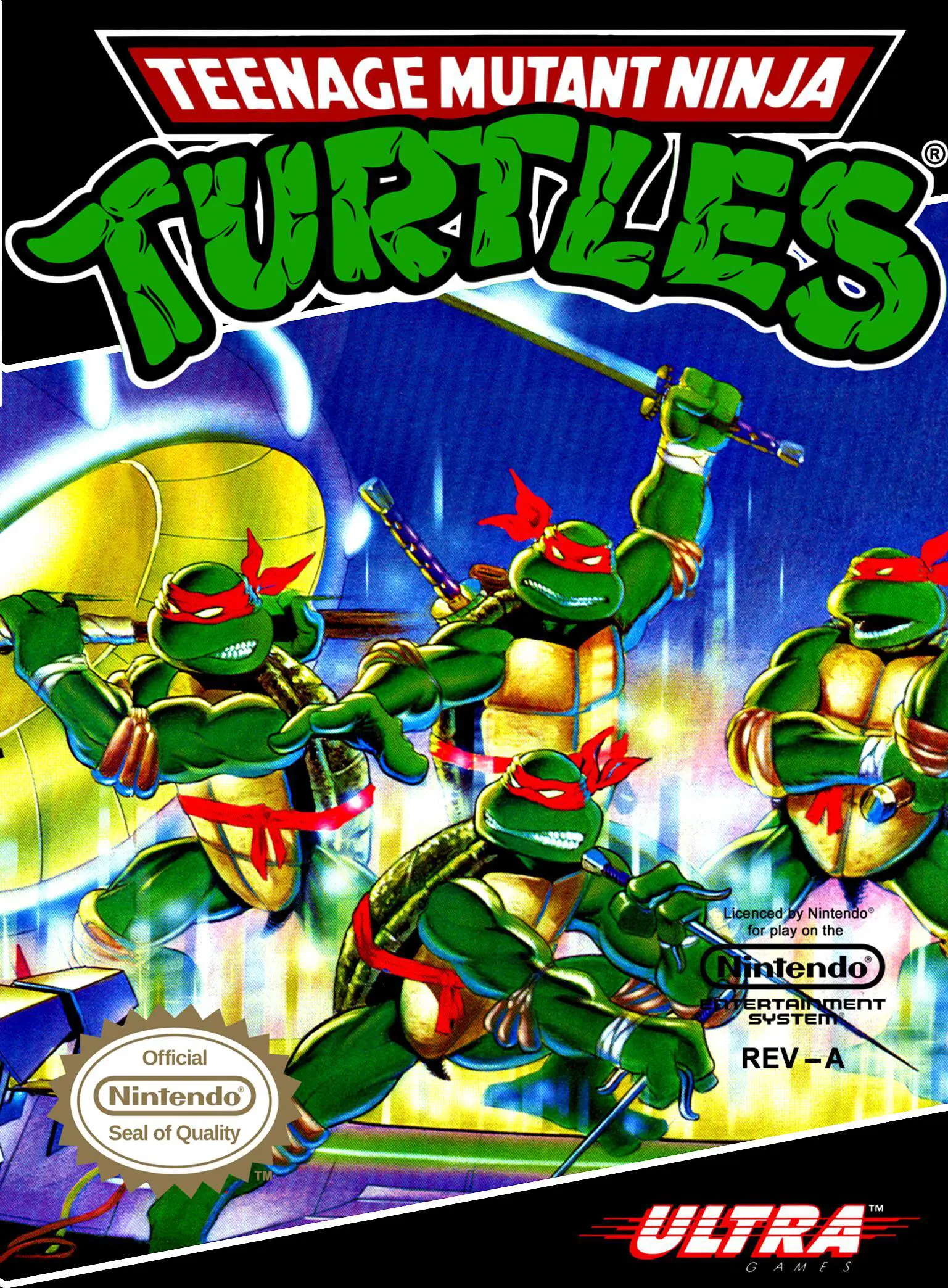 Capa de Teenage Mutant Ninja Turtles