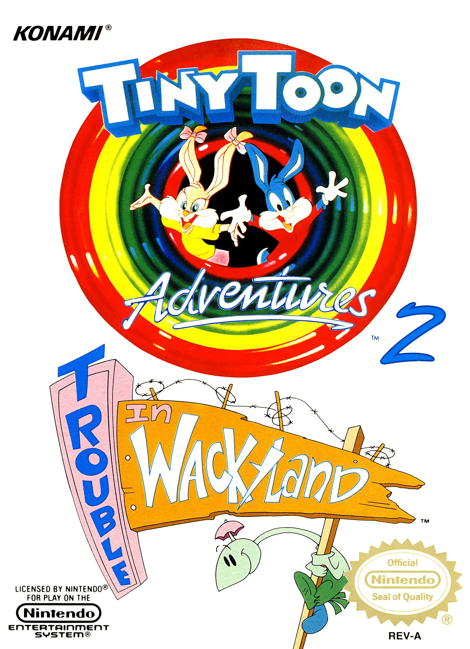 Capa de Tiny Toon Adventures 2: Trouble in Wackyland