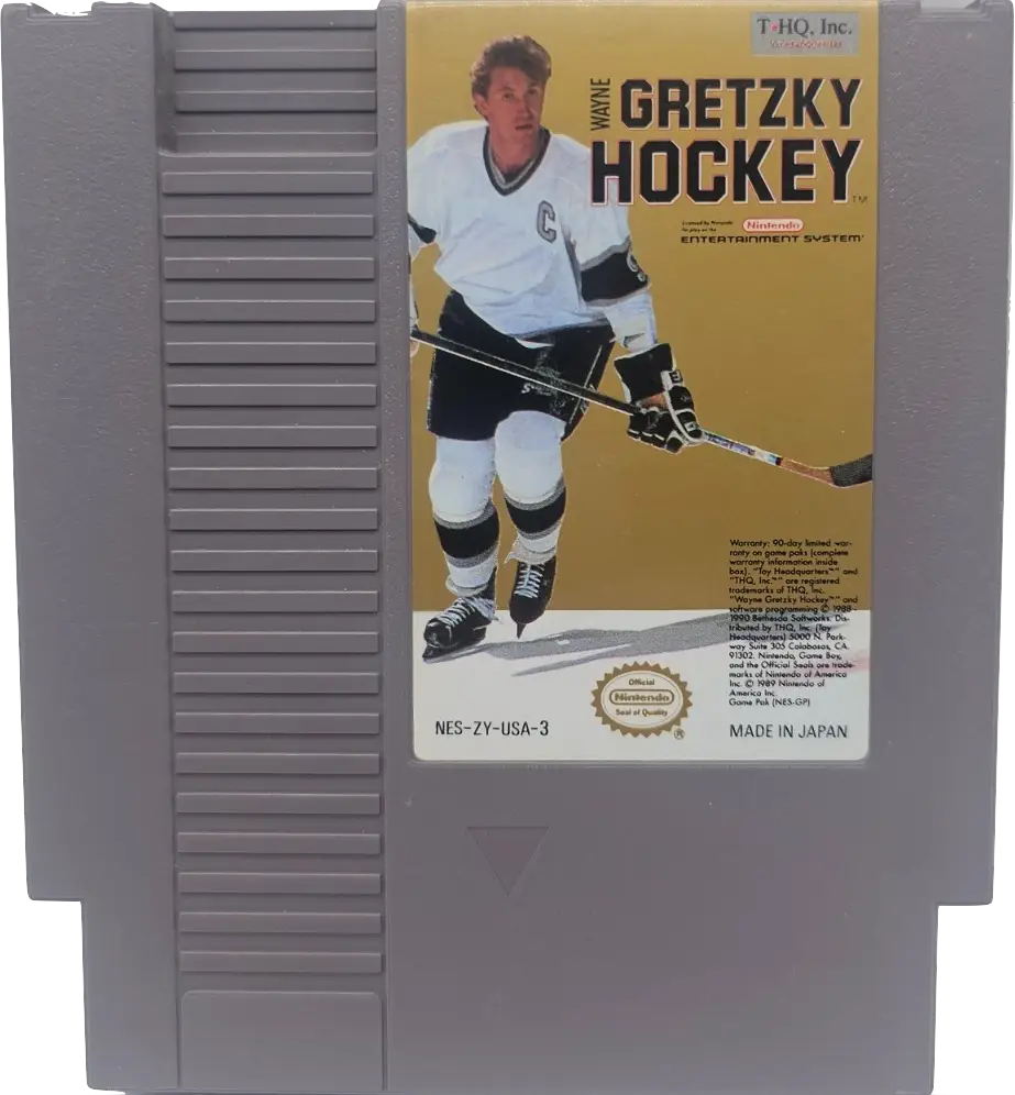 Capa de Wayne Gretzky Hockey [White Jersey No Logo]