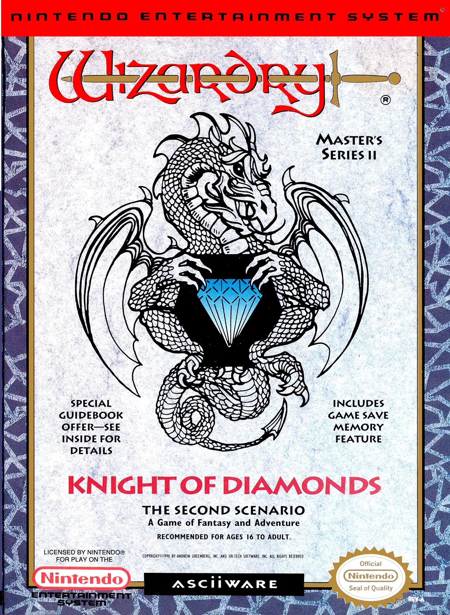 Capa de Wizardry: Knight of Diamonds - The Second Scenario