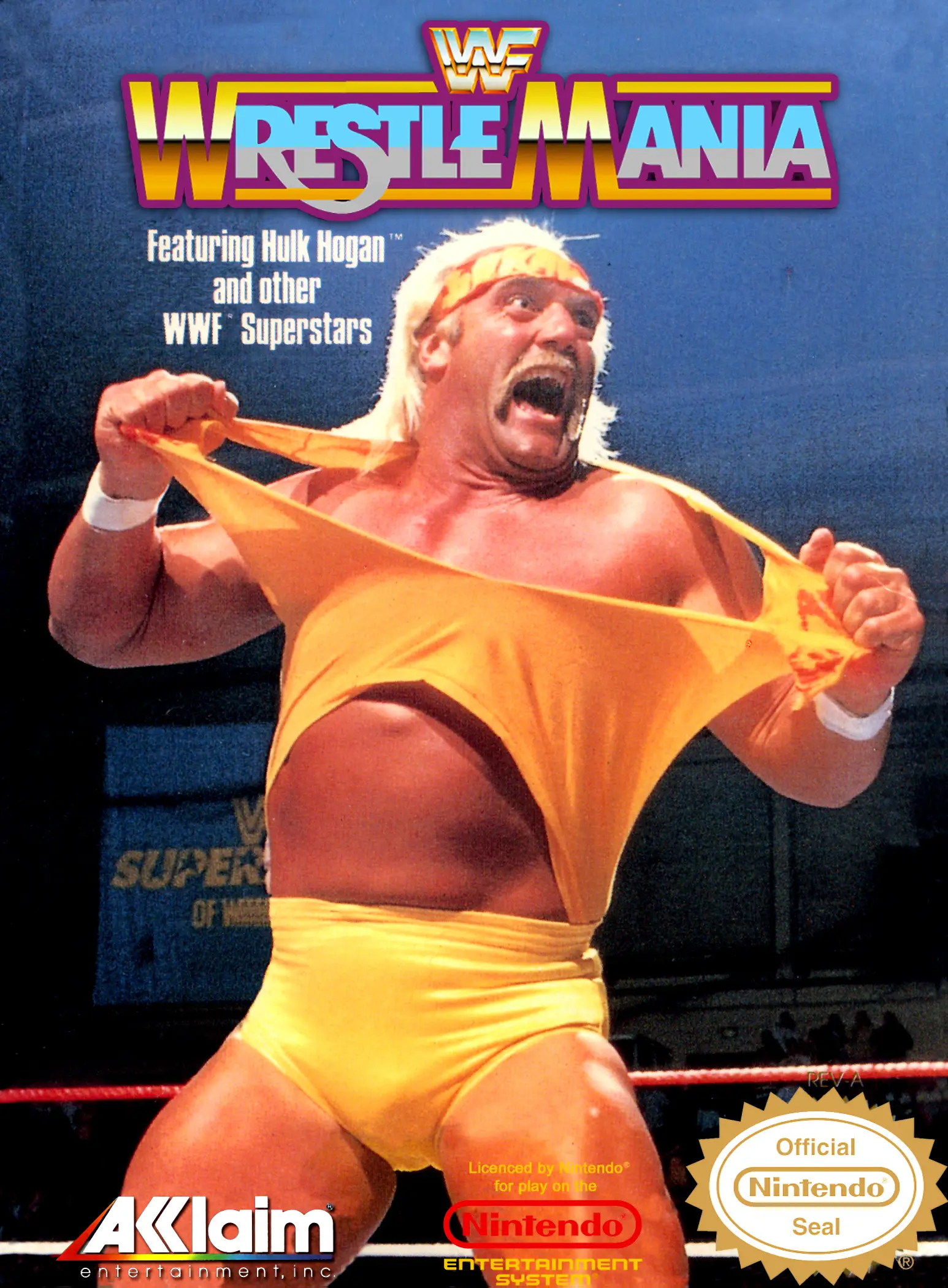 Capa de WWF WrestleMania