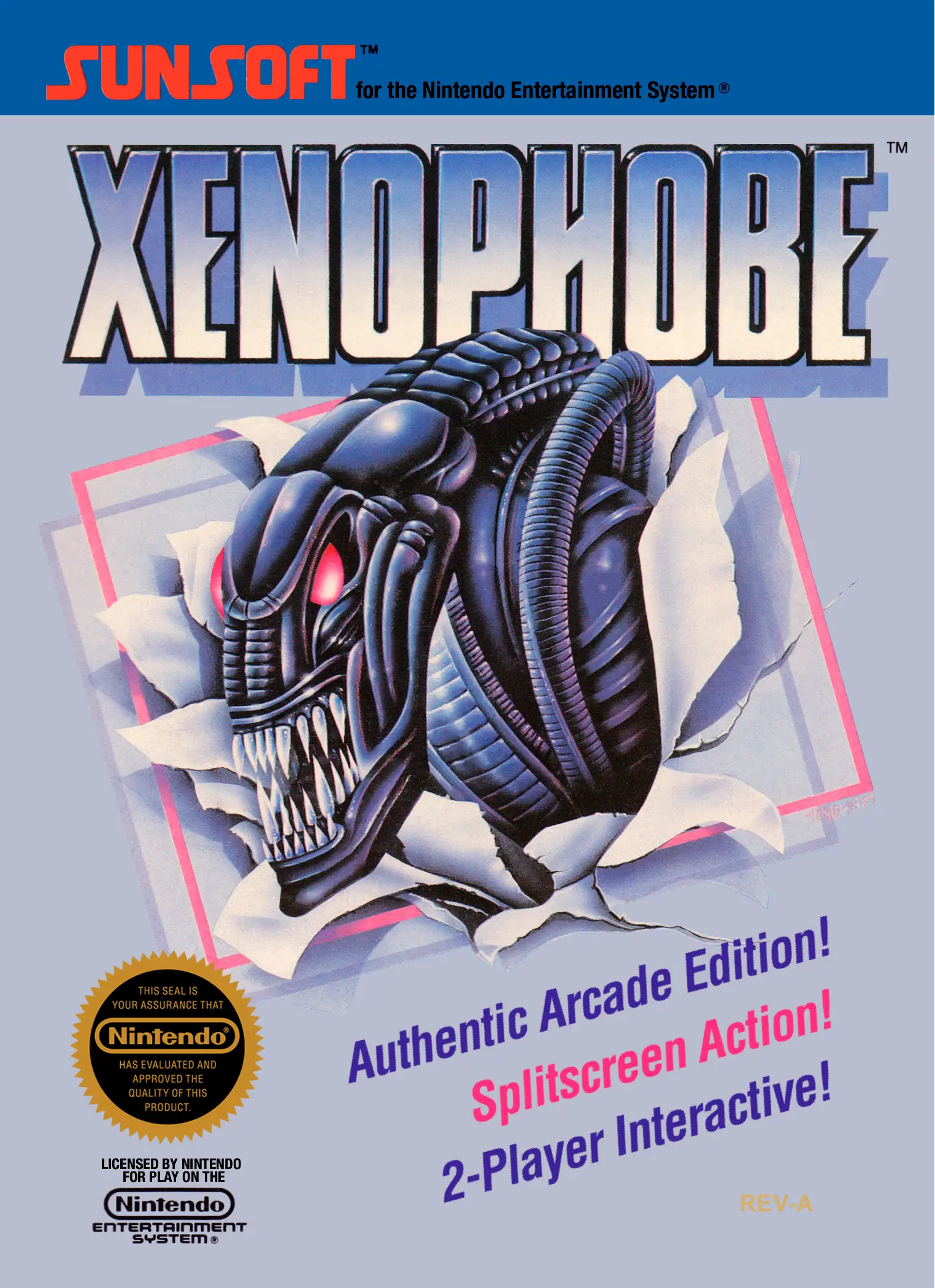Capa de Xenophobe