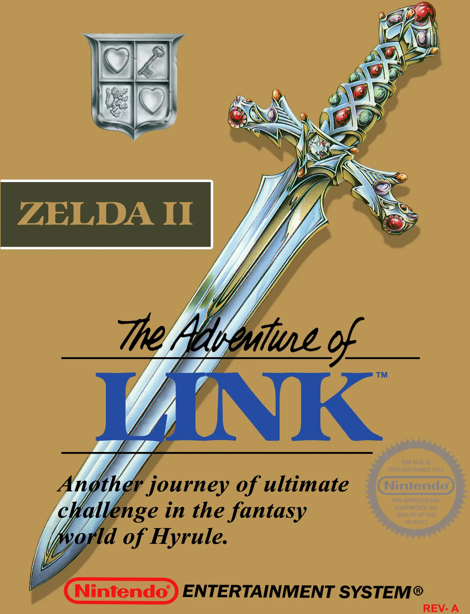 Capa de Zelda II: The Adventure of Link