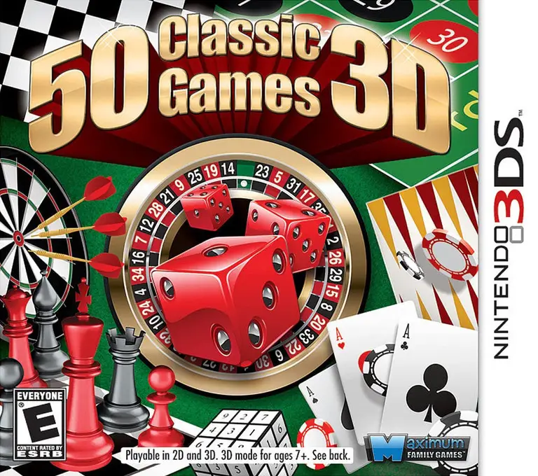 Capa de 50 Classic Games 3D