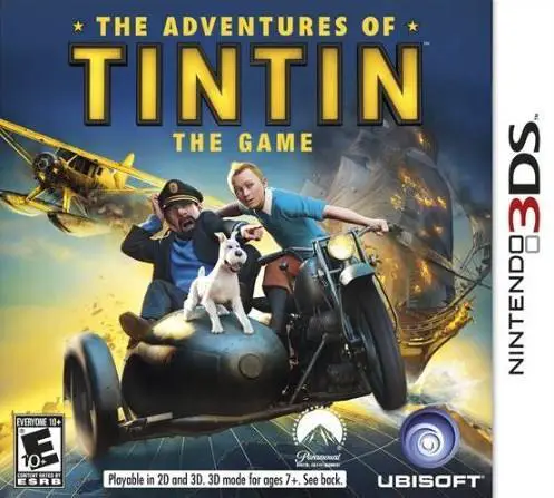 Capa de Adventures of Tintin: The Game