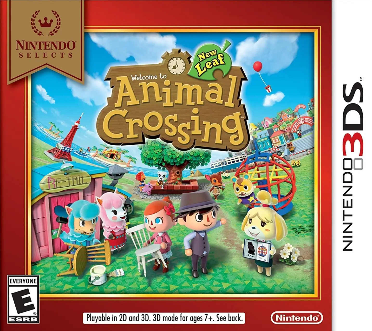 Capa de Animal Crossing: New Leaf [Nintendo Selects]