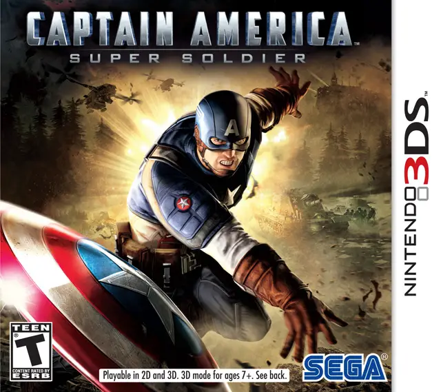 Capa de Captain America: Super Soldier