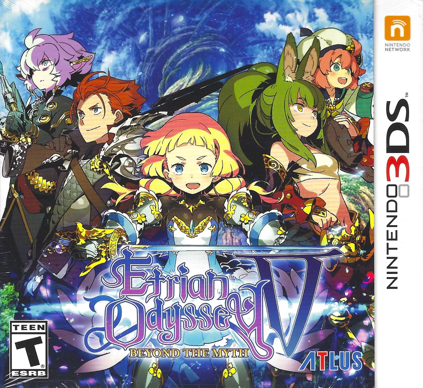 Capa de Etrian Odyssey V: Beyond the Myth Launch Edition