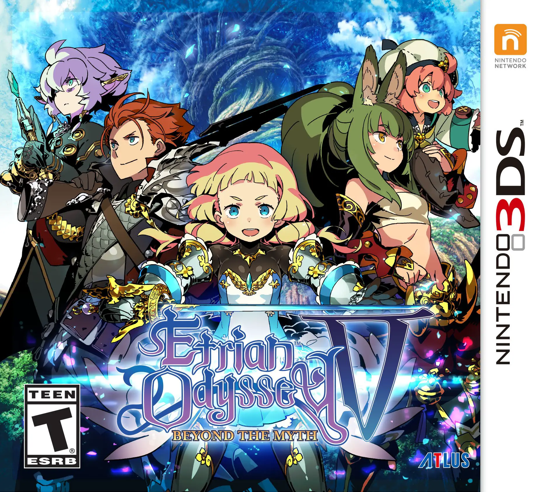 Capa de Etrian Odyssey V: Beyond the Myth
