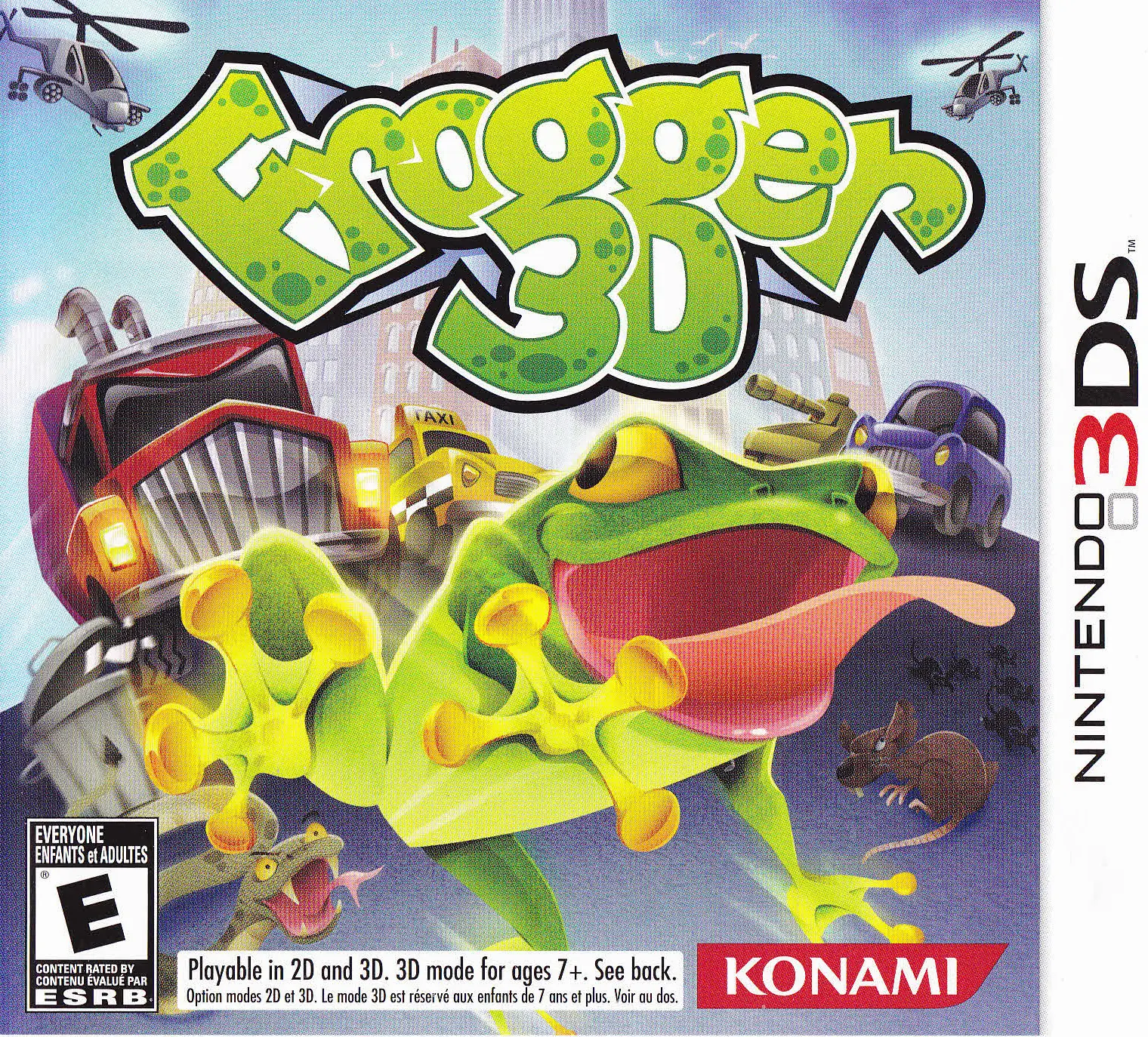 Capa de Frogger 3D